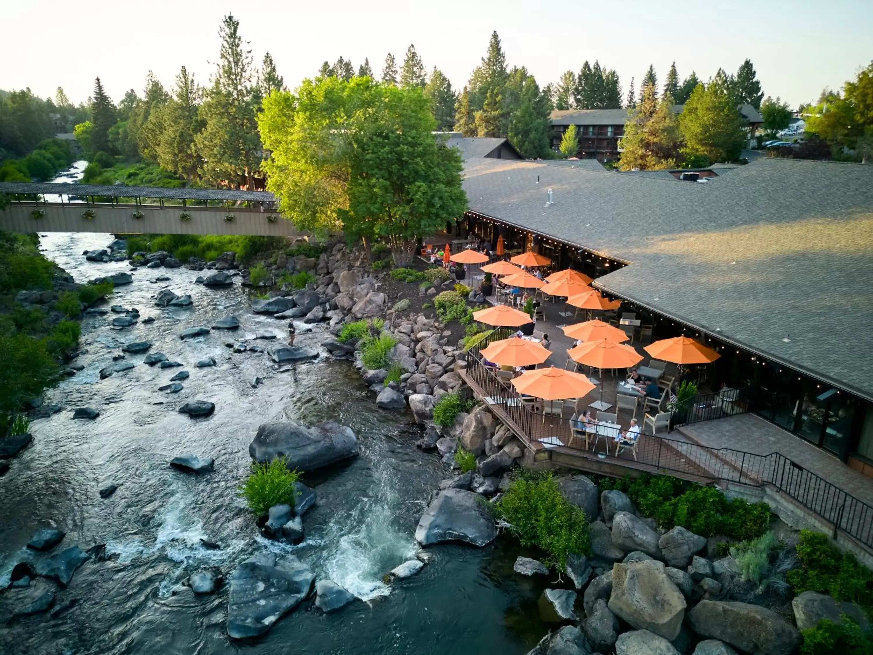 River view in Riverhouse Lodge River view in Riverhouse Lodge