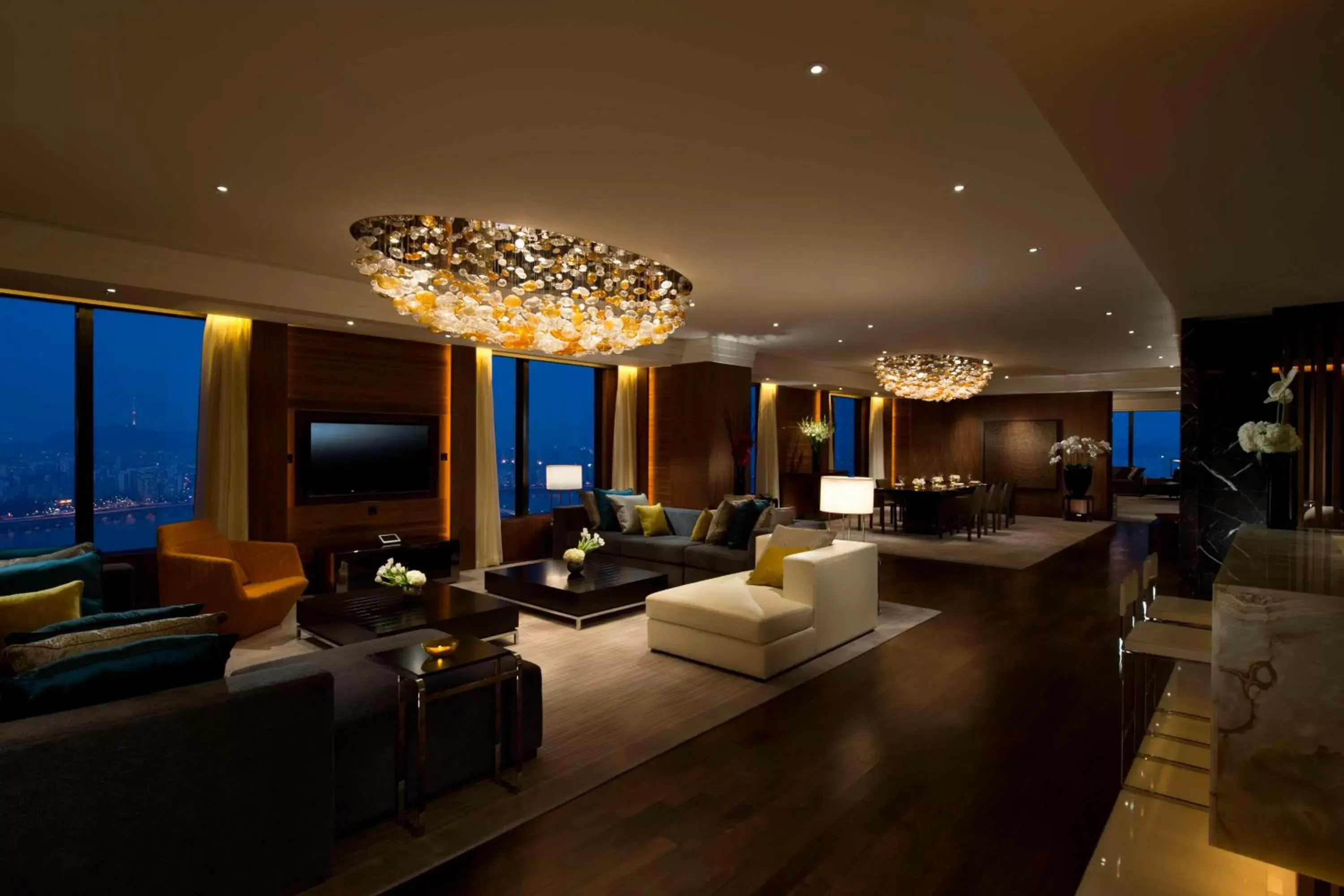 Living room, Seating Area in Conrad Seoul