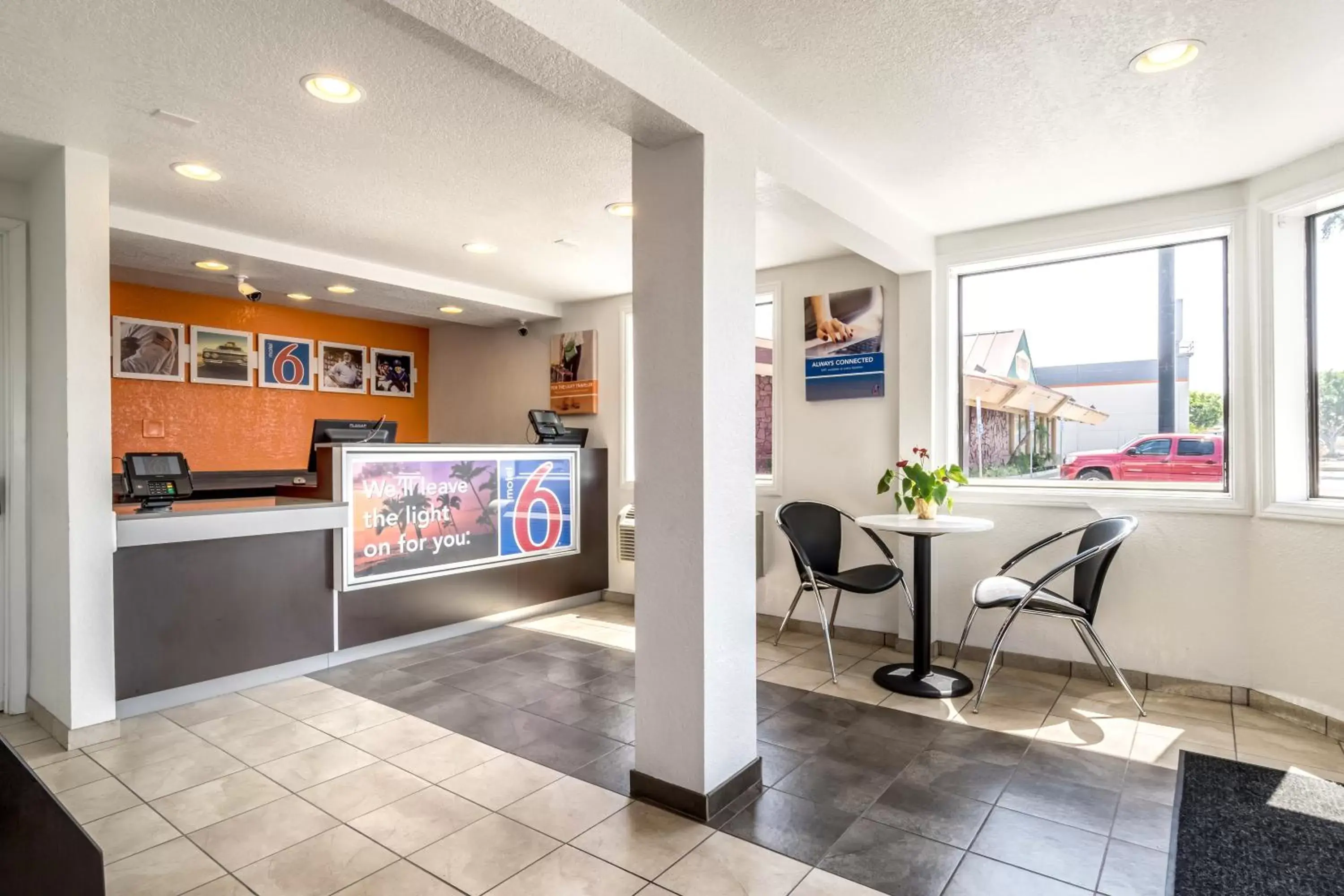 Lobby or reception, Lobby/Reception in Motel 6-Anaheim, CA - Fullerton East