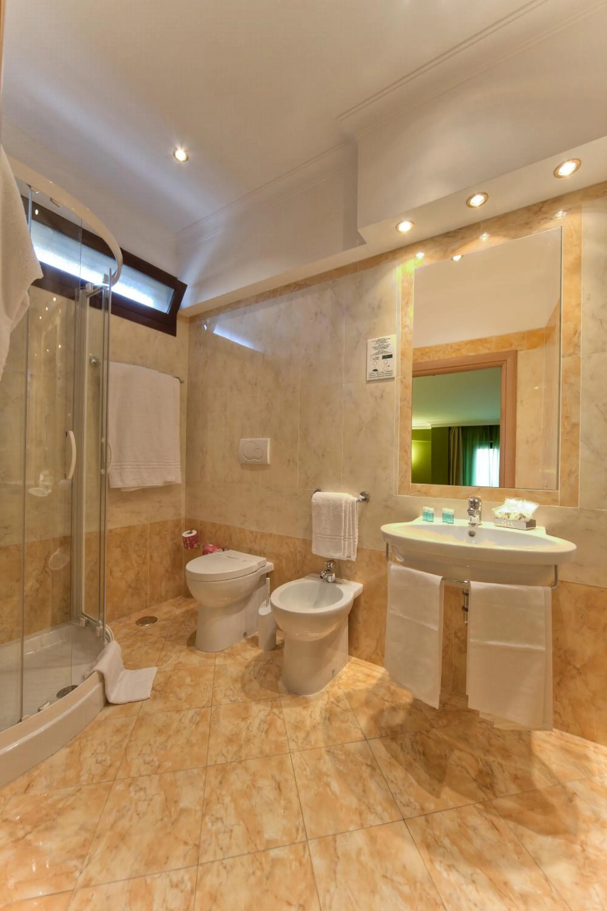 Shower in Hotel Galileo