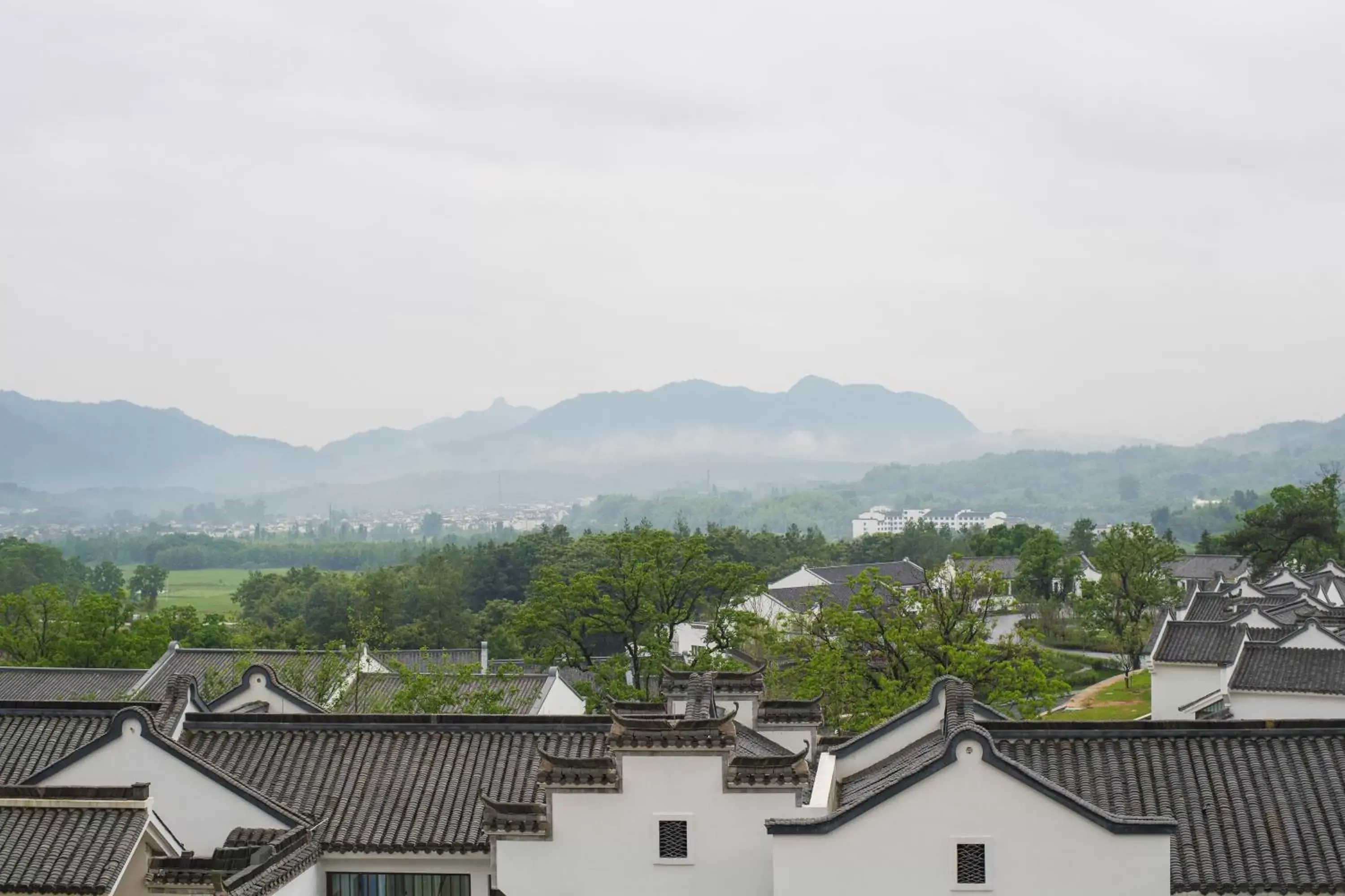 Mountain View in Banyan Tree Hotel Huangshan-The Ancient Charm of Huizhou, a Paradise