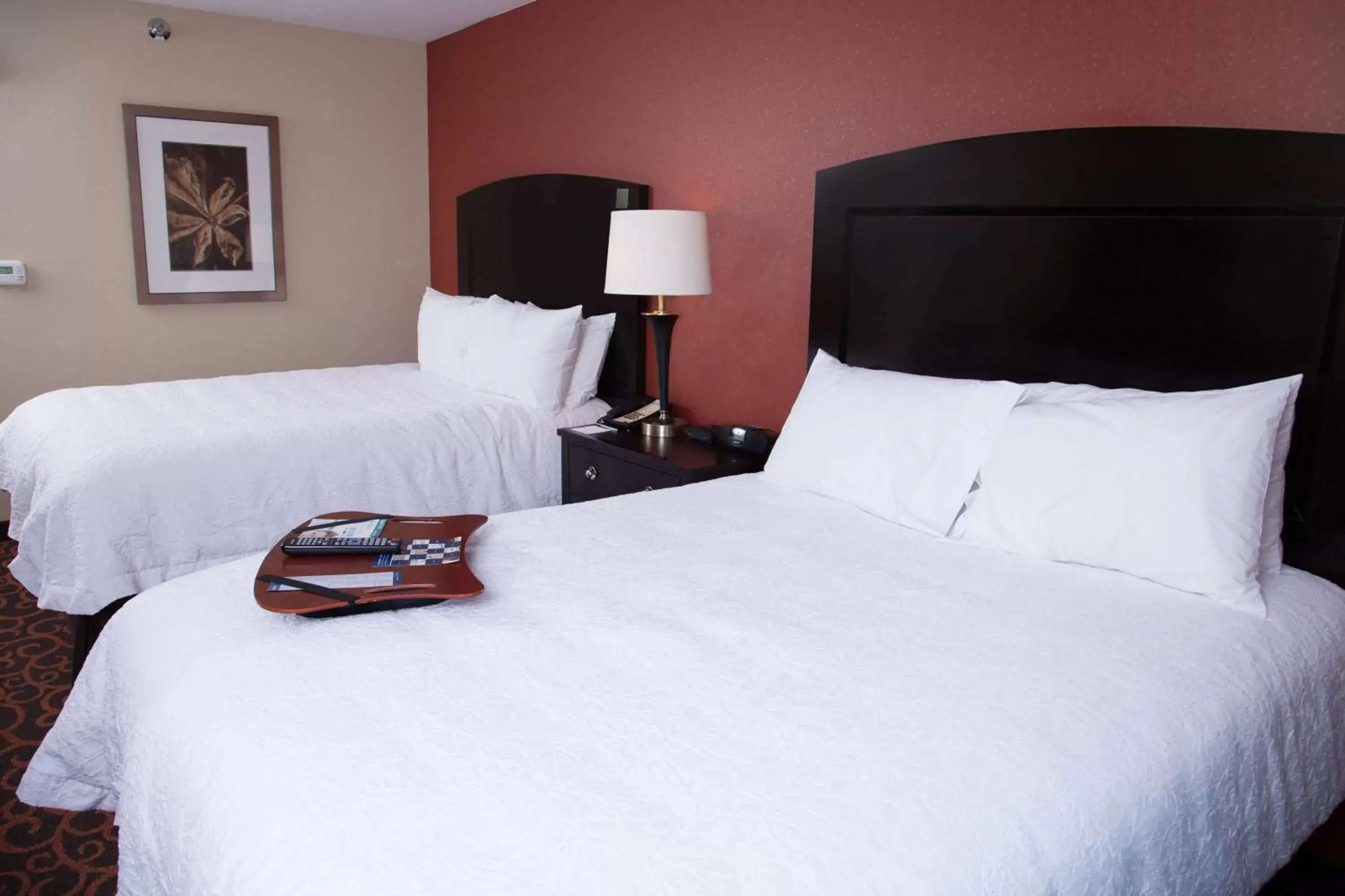 Bed in Hampton Inn & Suites Dickinson ND