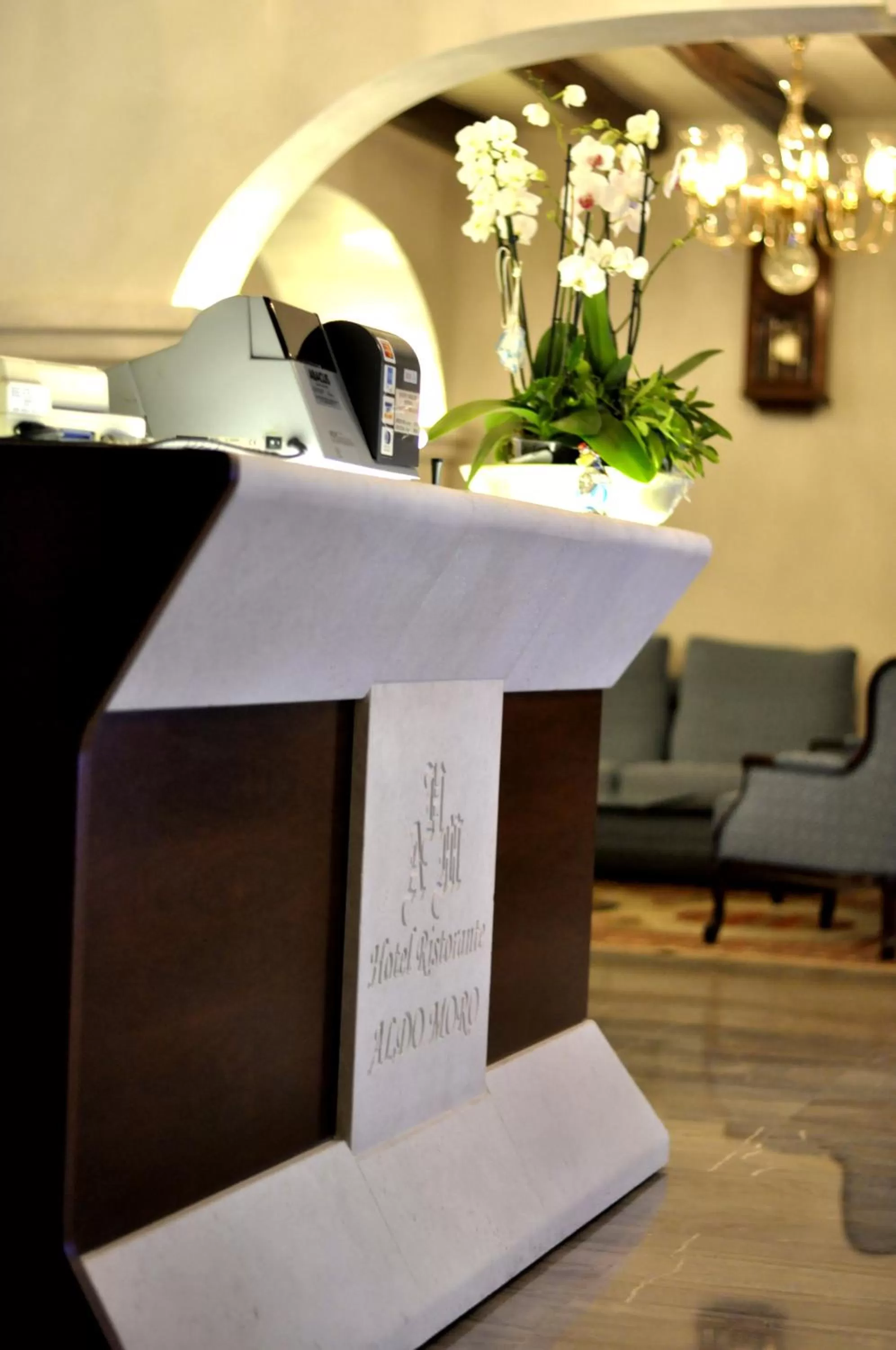 Lobby or reception in Hotel Aldo Moro
