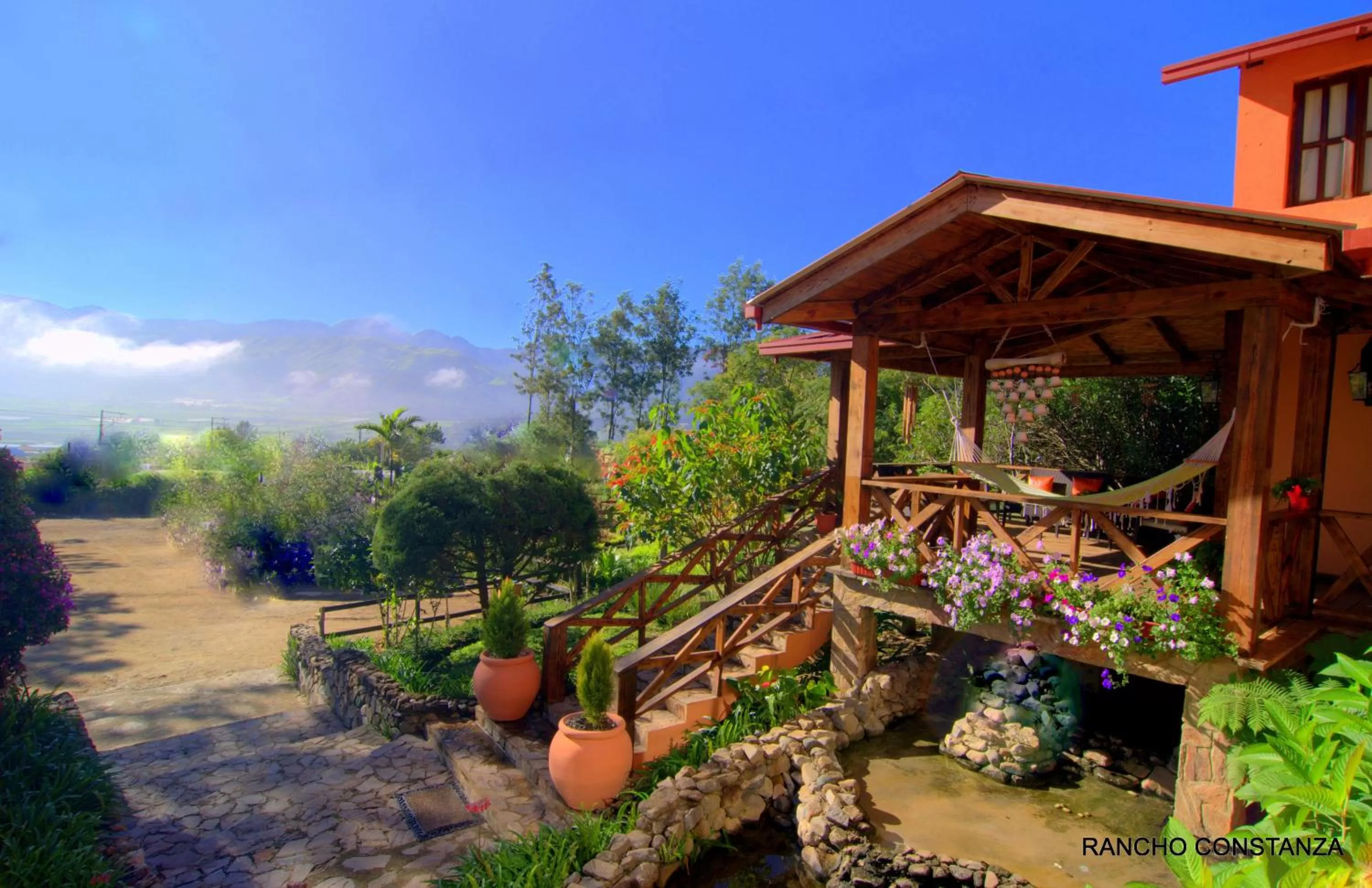 Bird's eye view in Hotel Rancho Constanza & Cabañas de la Montaña