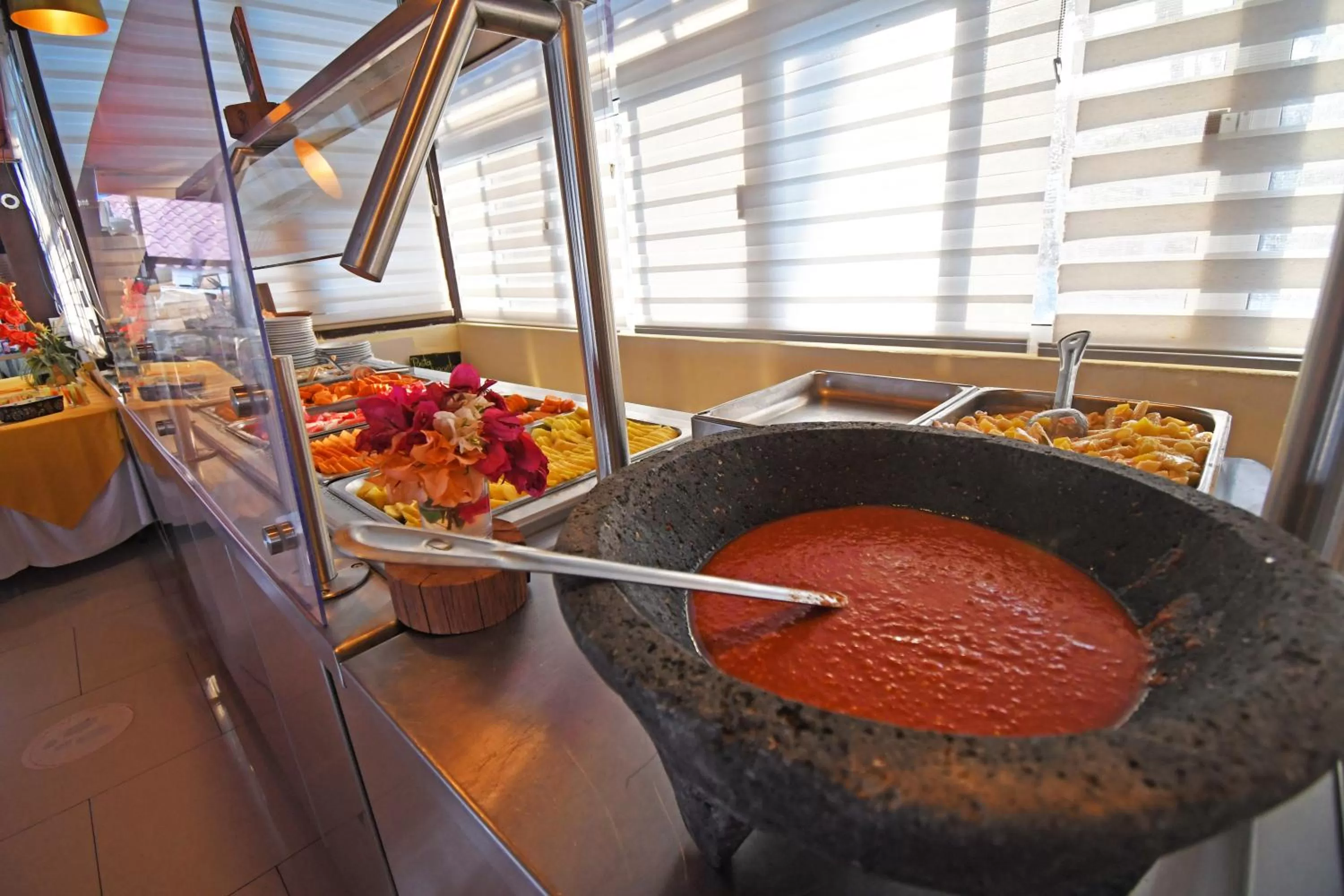 Buffet breakfast in The Westmarine Waterfront Hotel