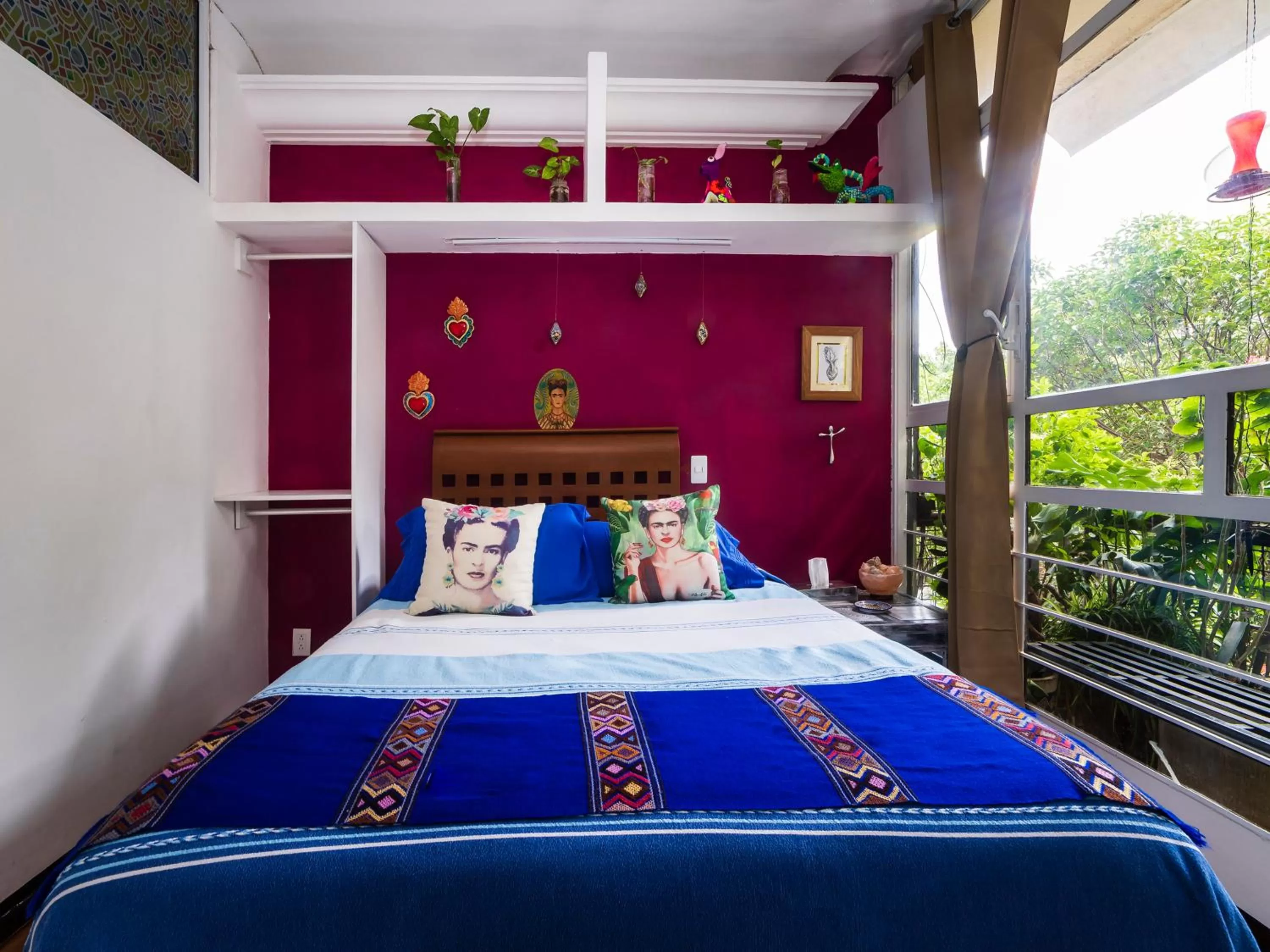 Bed in Casa Itzae B&B Polanquito Dog Friendly