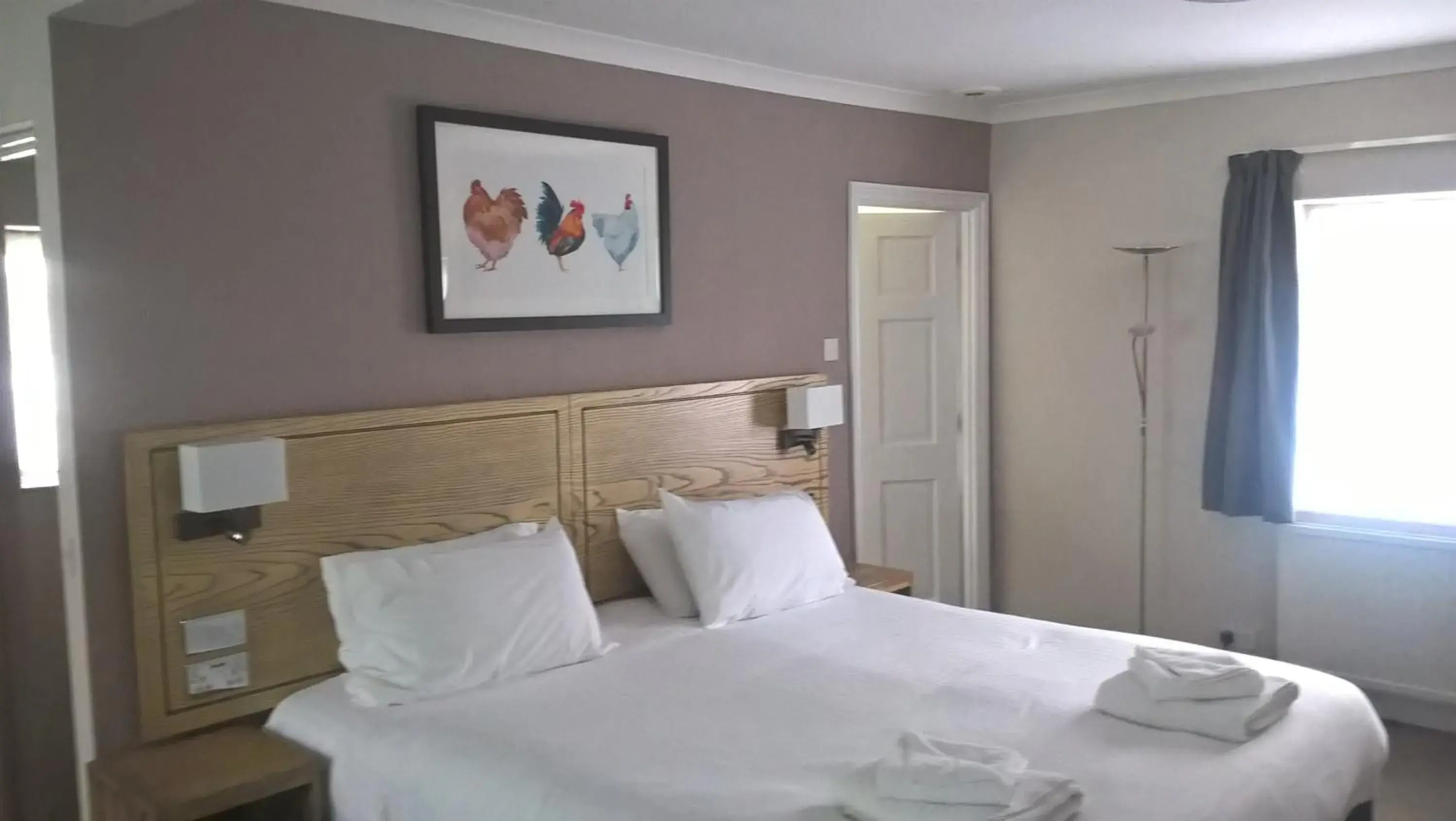 Bedroom, Bed in Bear Inn, Somerset by Marston's Inns