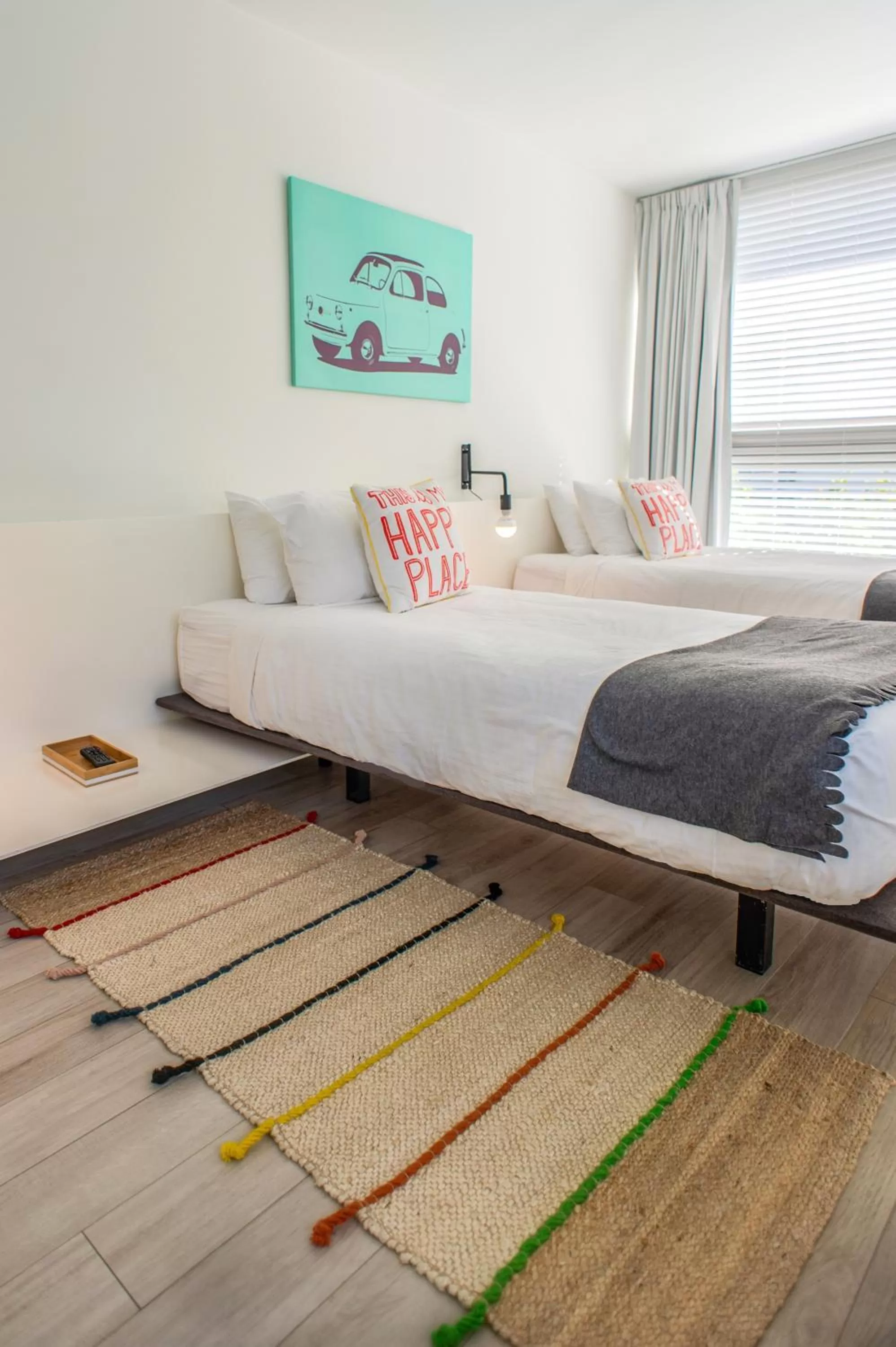 Bedroom, Bed in Beach Haus Key Biscayne Contemporary Apartments