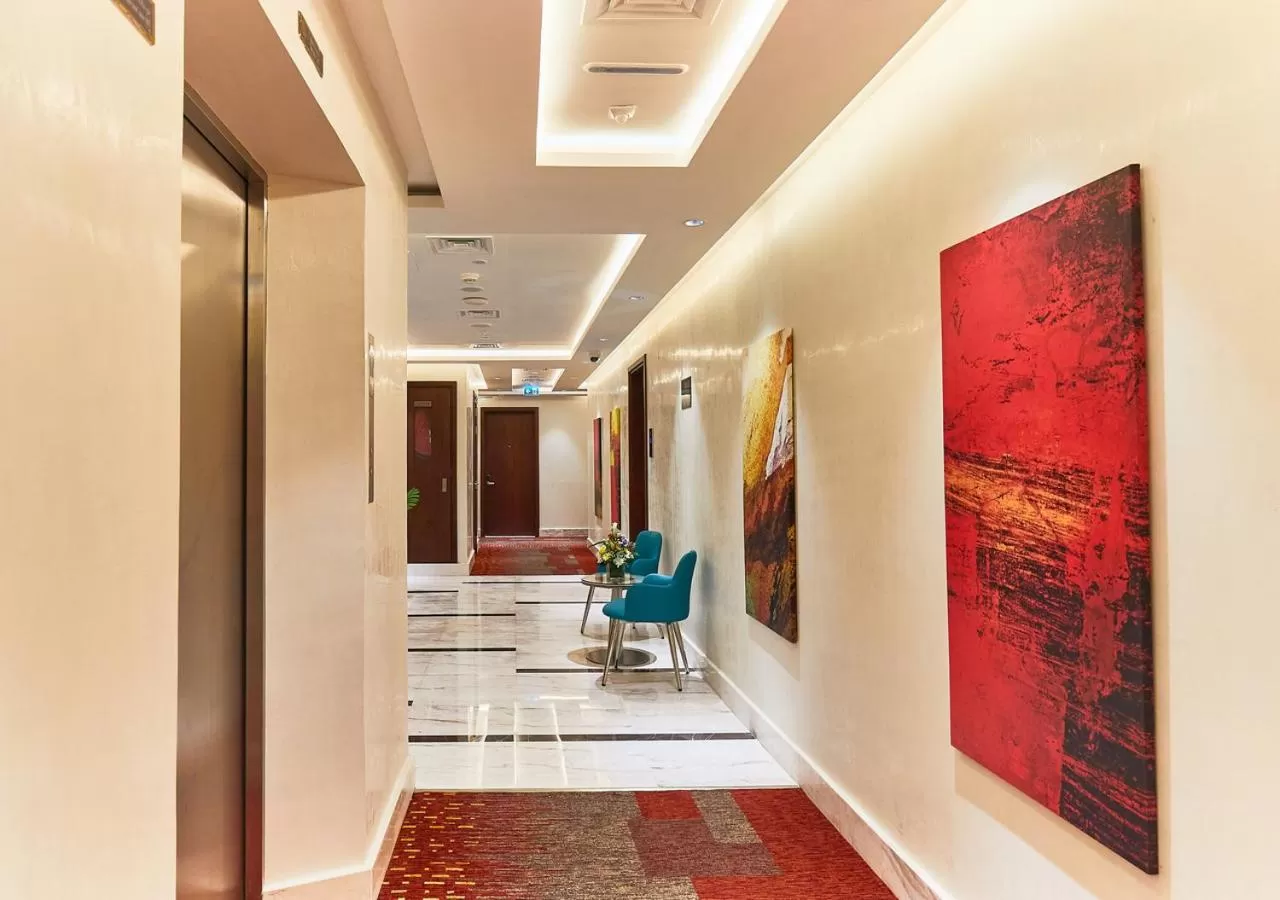 Patio in Rose Plaza Hotel Al Barsha