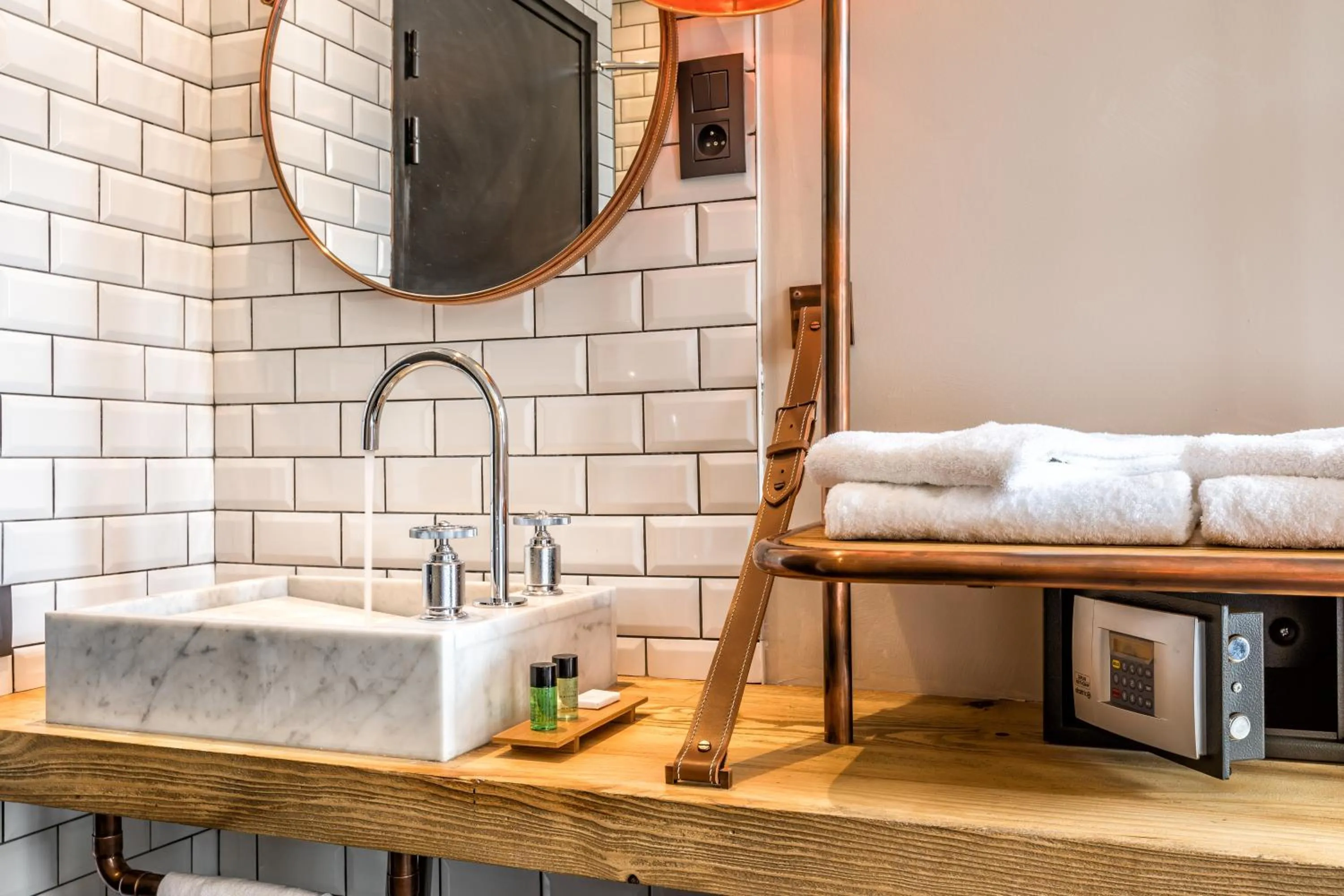 Bathroom in Hotel Restaurant Au Boeuf Couronné