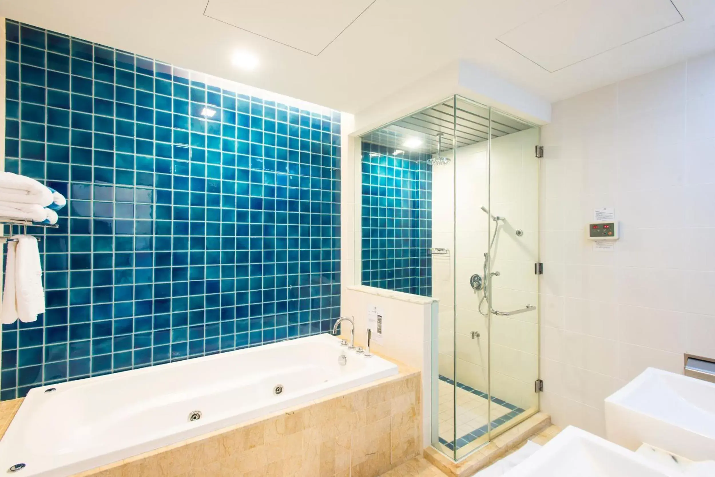 Shower, Bathroom in Sabah Beach Villas & Suites