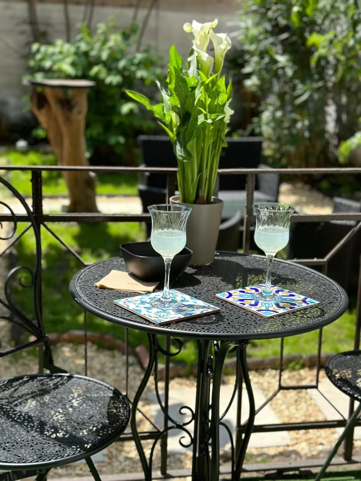 Garden view in B&B Giardino della Giganza