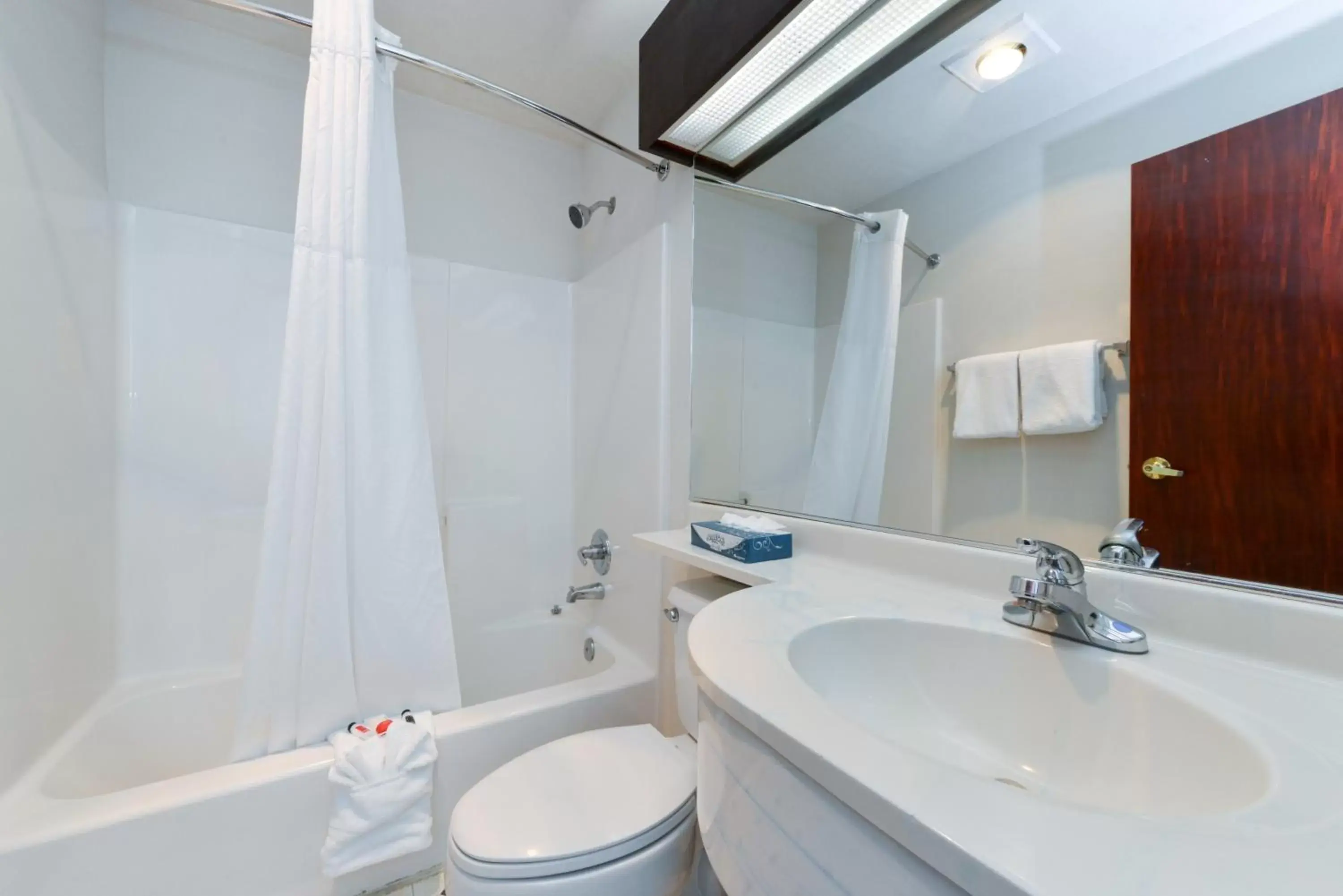Shower, Bathroom in Hotel Ruby Sandpoint