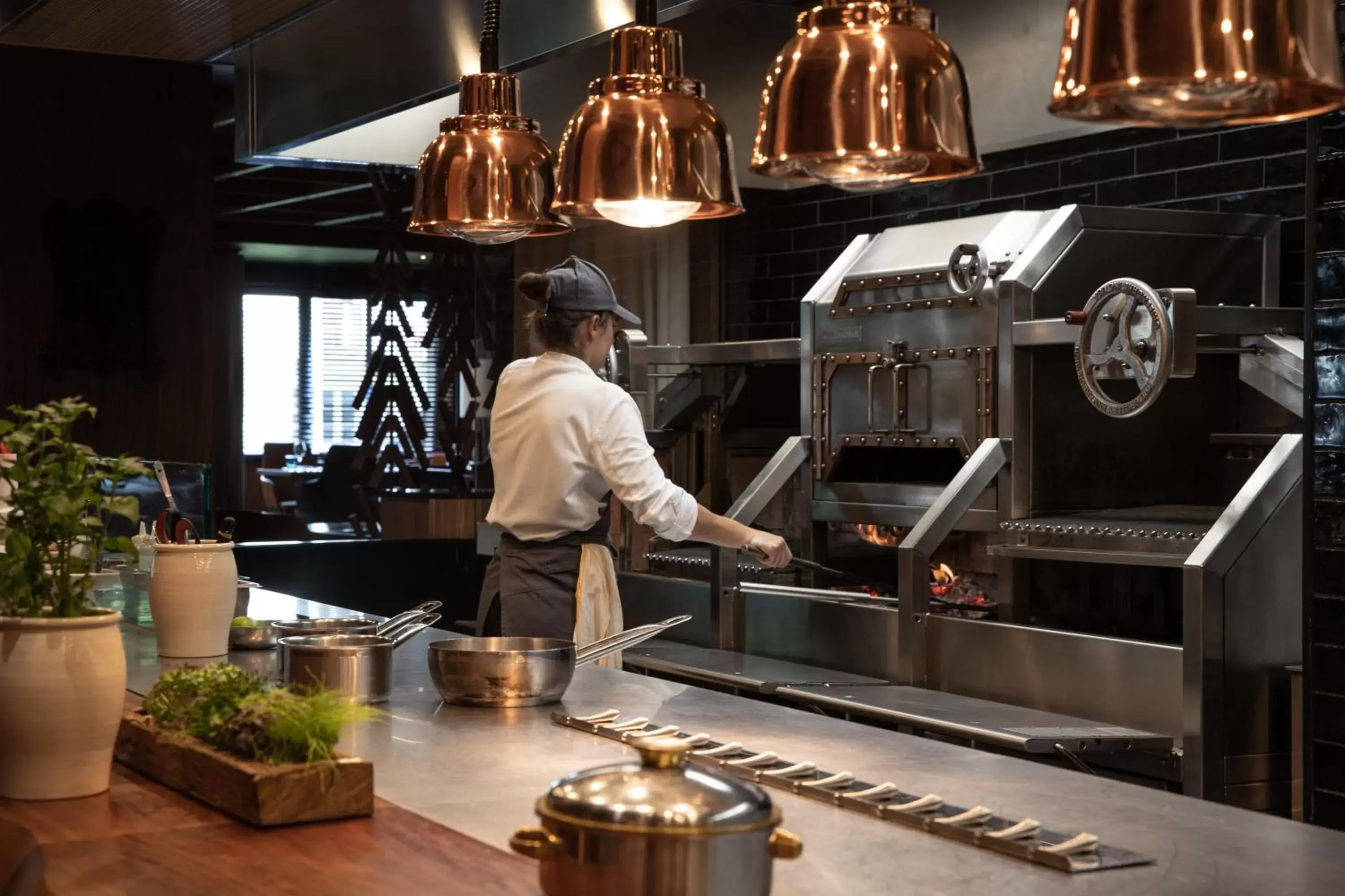 BBQ facilities in Schweizerhof Zermatt - a Small Luxury Hotel