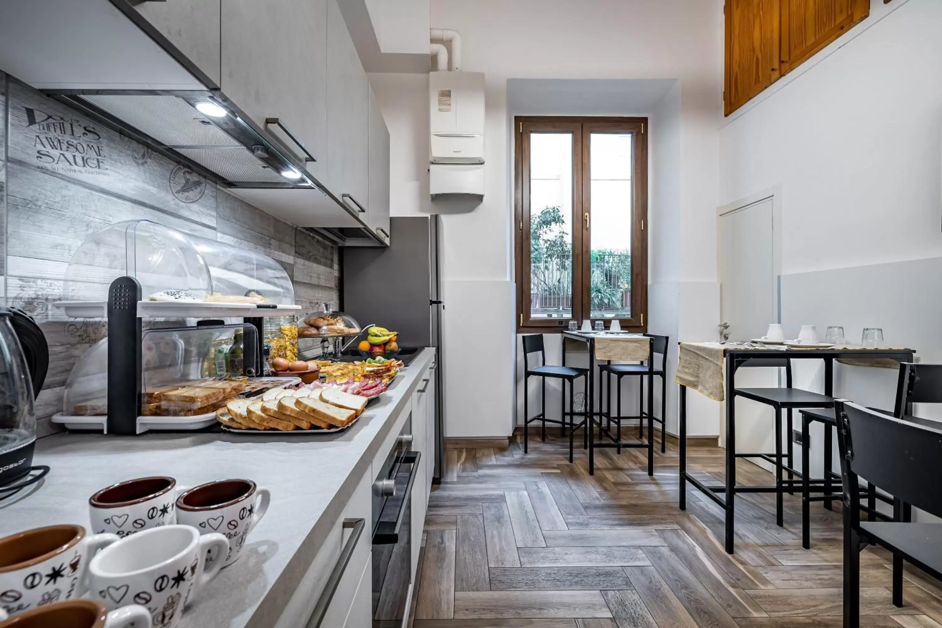 Kitchen or kitchenette, Restaurant/Places to Eat in B&B Lorenzo de' Medici