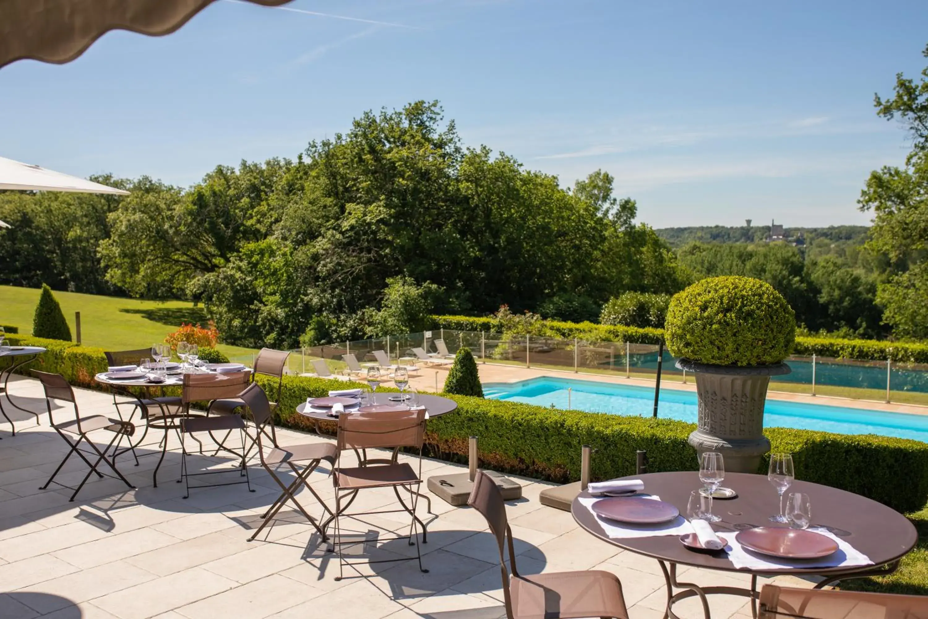 Patio in Domaine de la Tortinière