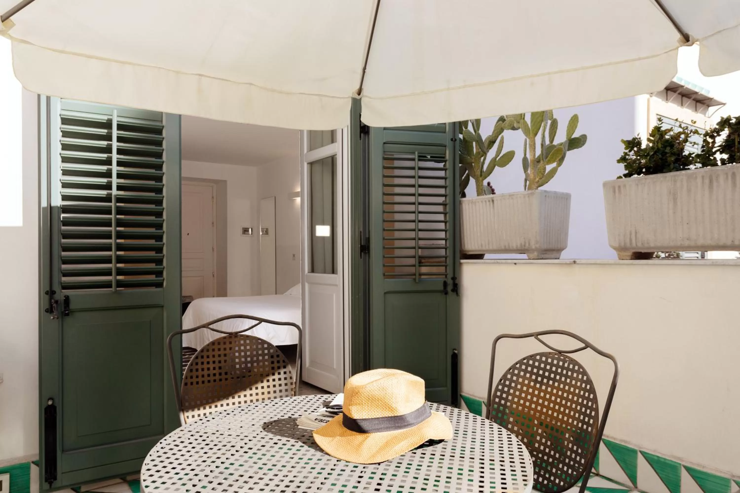 Balcony/Terrace in Palazzo Brunaccini Boutique Hotel