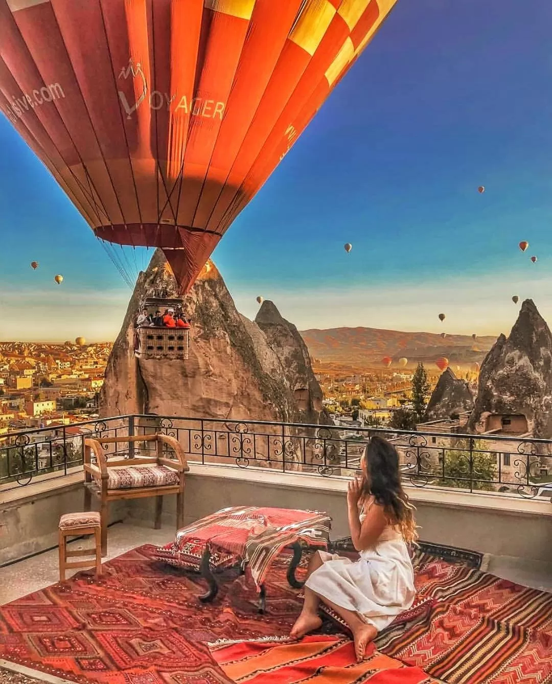 Balcony/Terrace in Elite Cave Suites