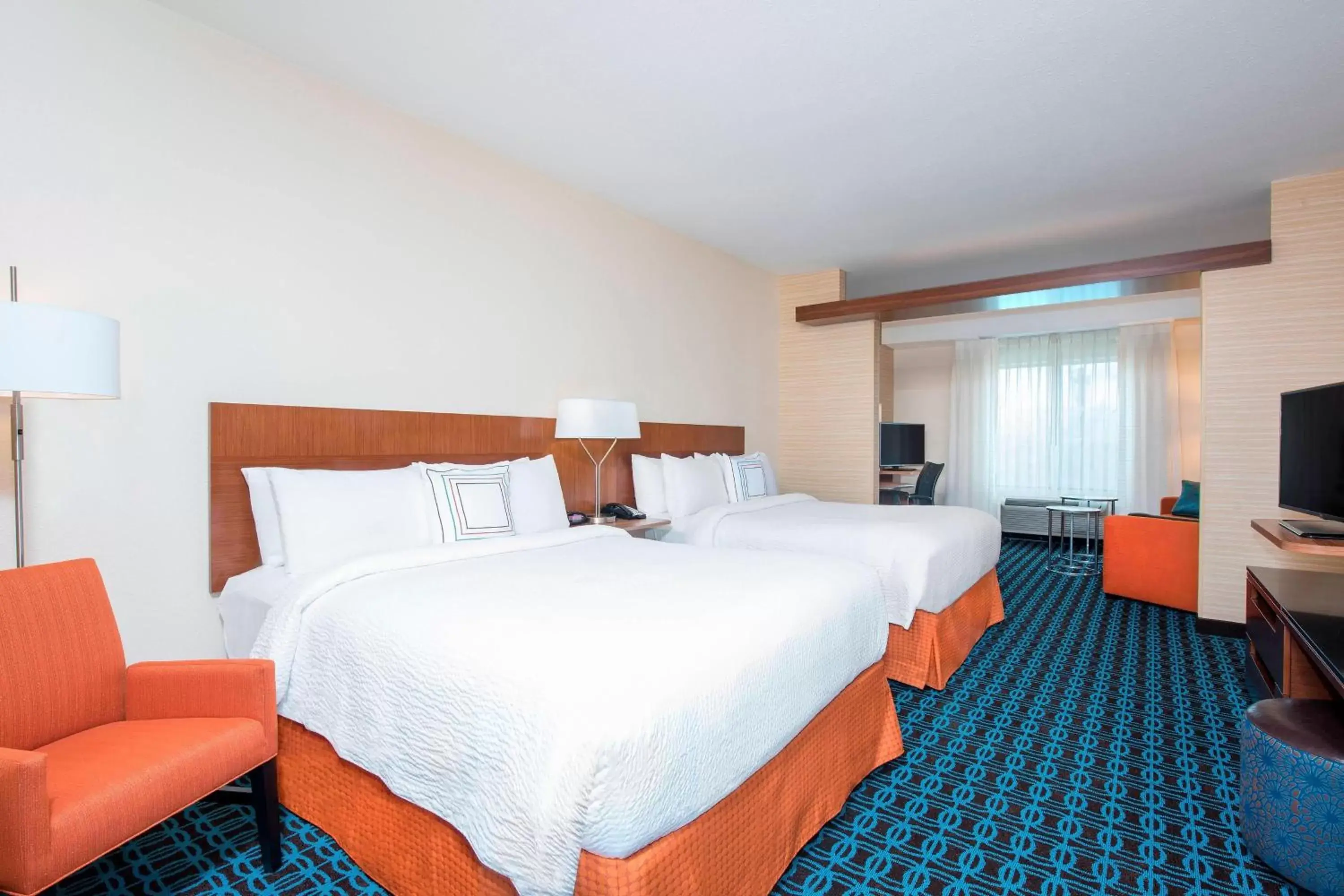 Bedroom, Bed in Fairfield Inn & Suites by Marriott Fredericksburg