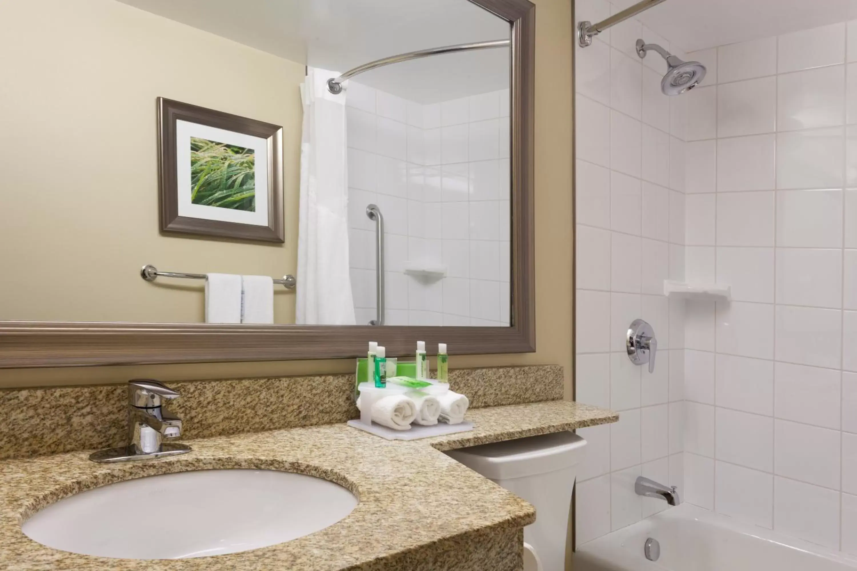 Bathroom in Holiday Inn Express Hotel & Suites Uptown Fredericton, an IHG Hotel