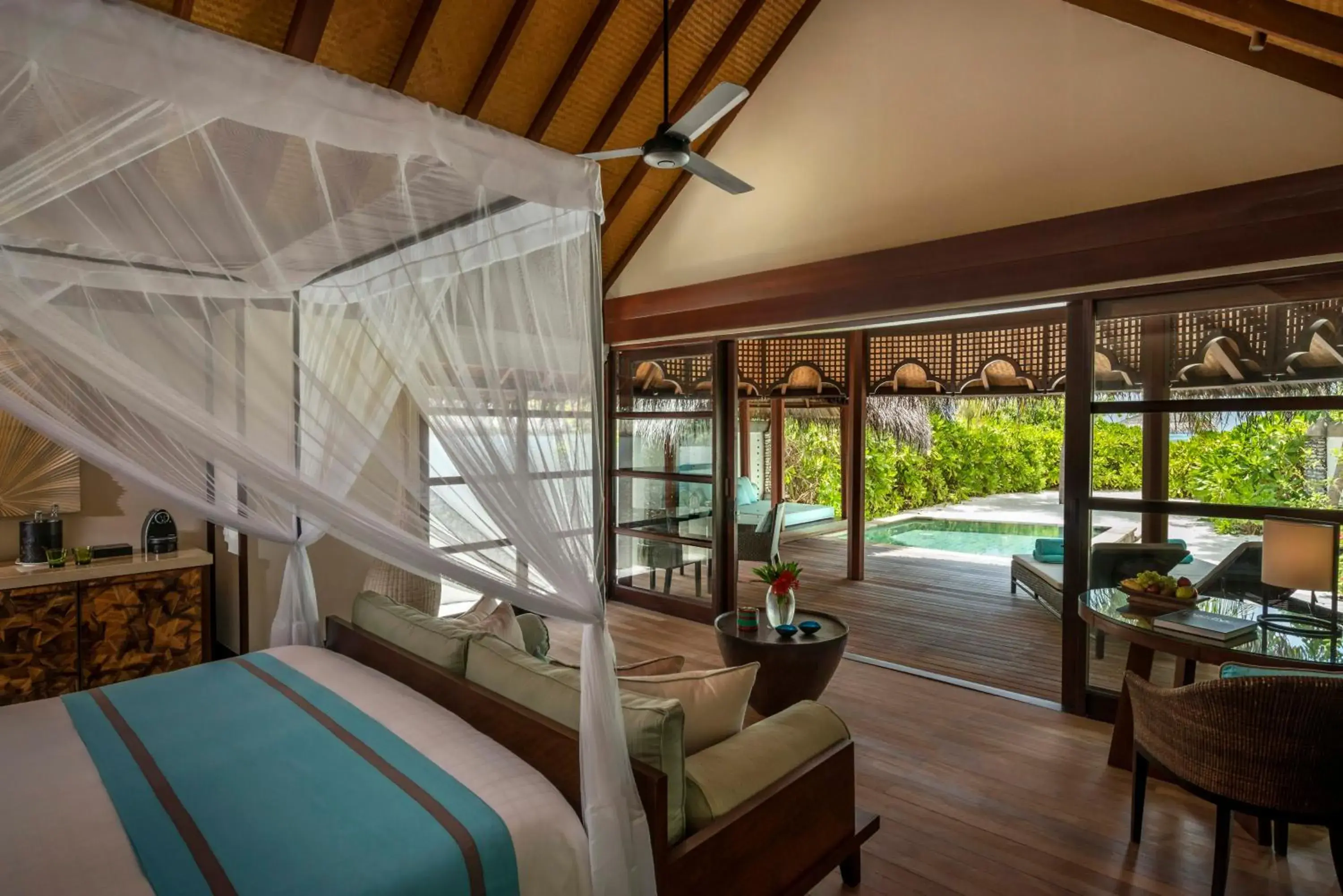 Bedroom in Four Seasons Resort Maldives at Kuda Huraa