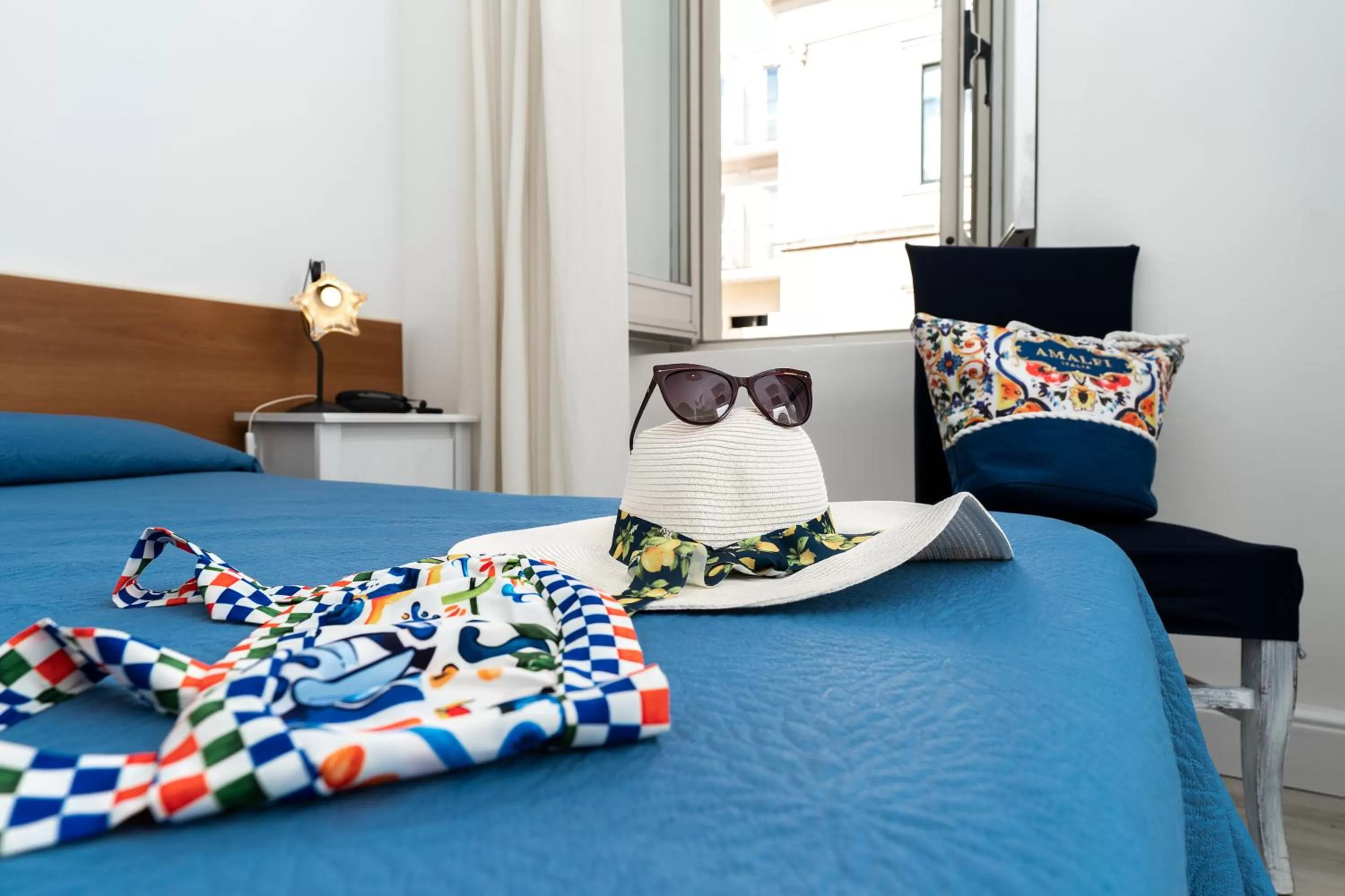 Bed in Hotel Fontana