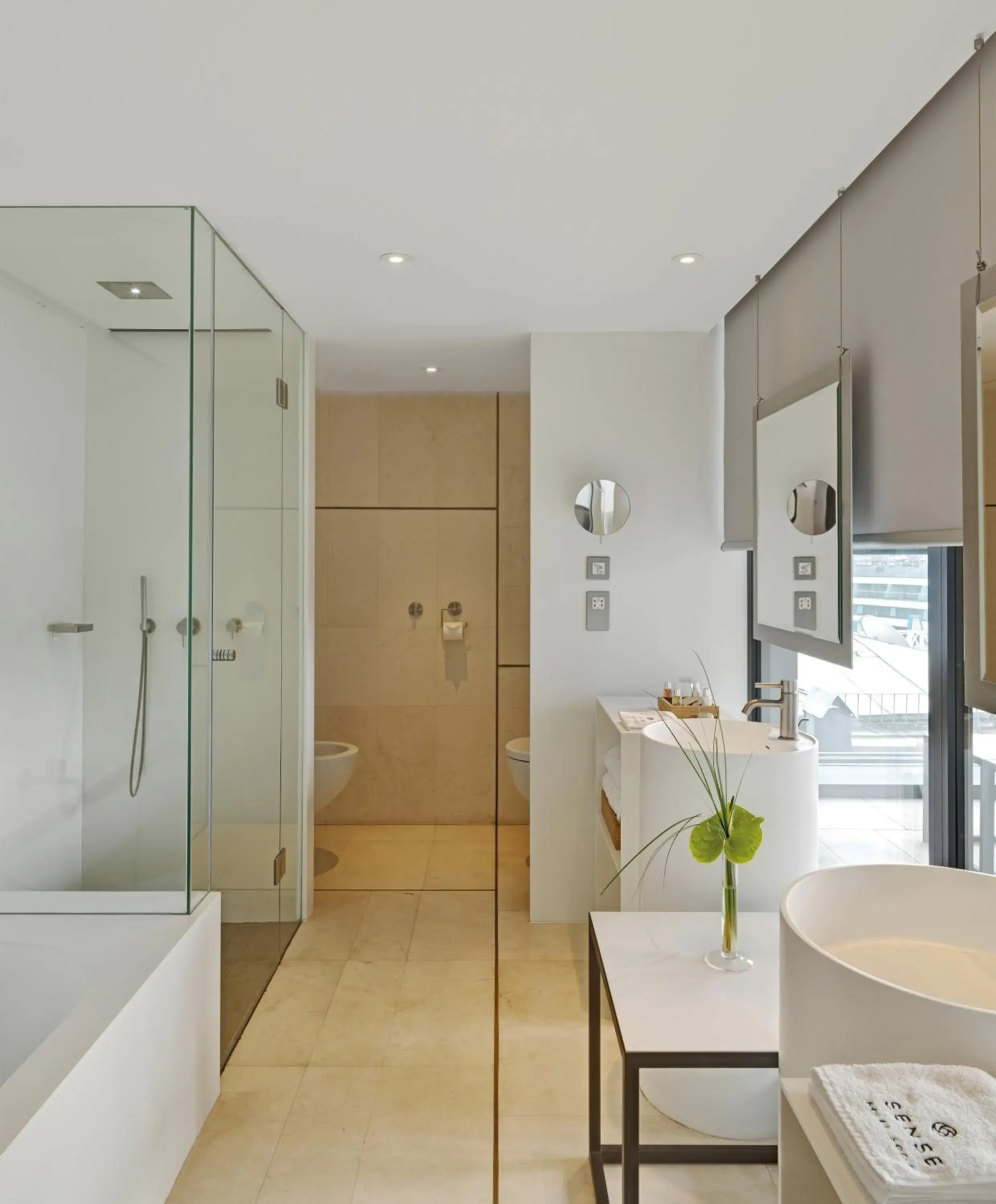 Bathroom in Sense Hotel Sofia, a Member of Design Hotels