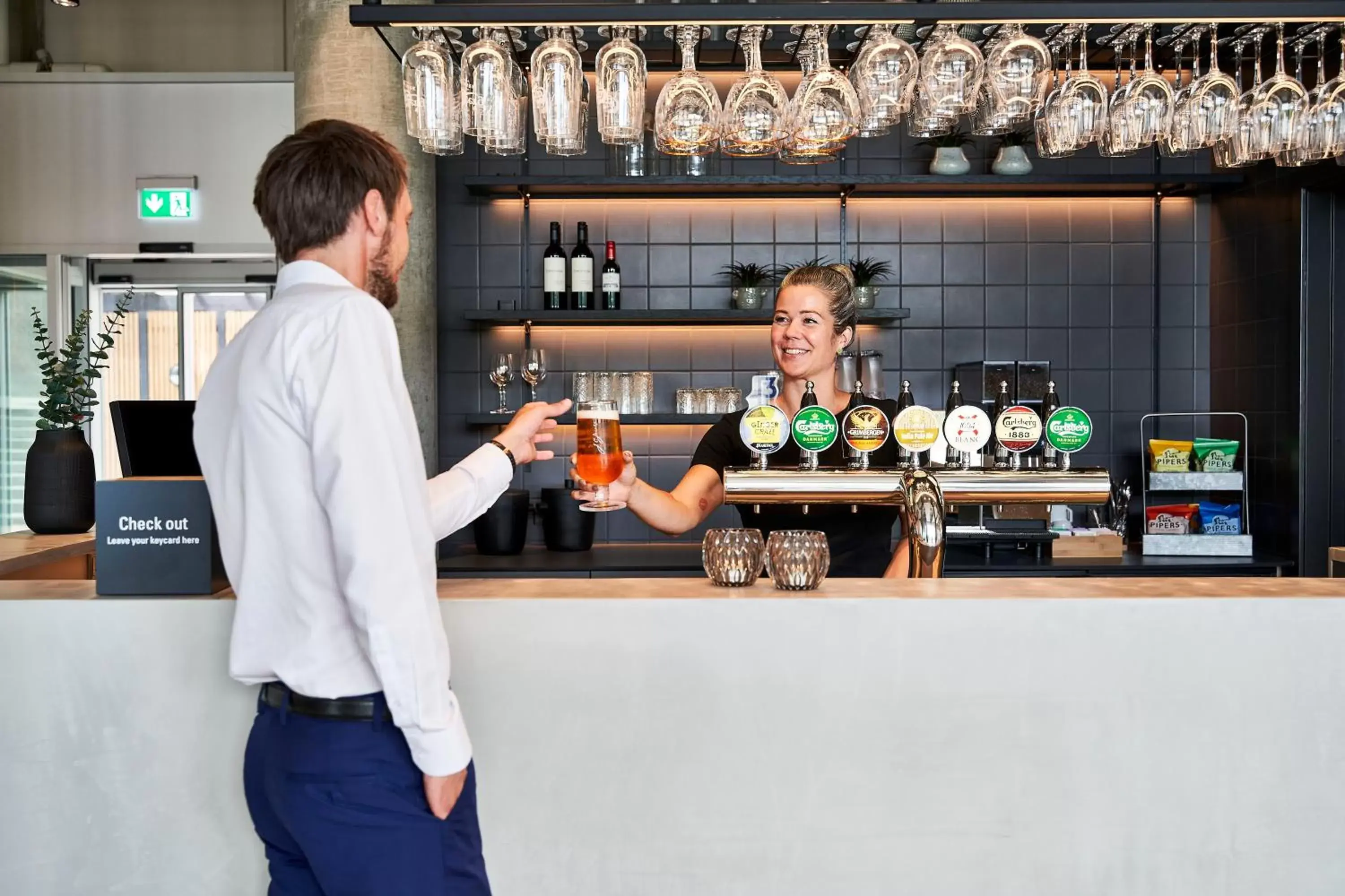 Lounge or bar in Zleep Hotel Copenhagen Arena