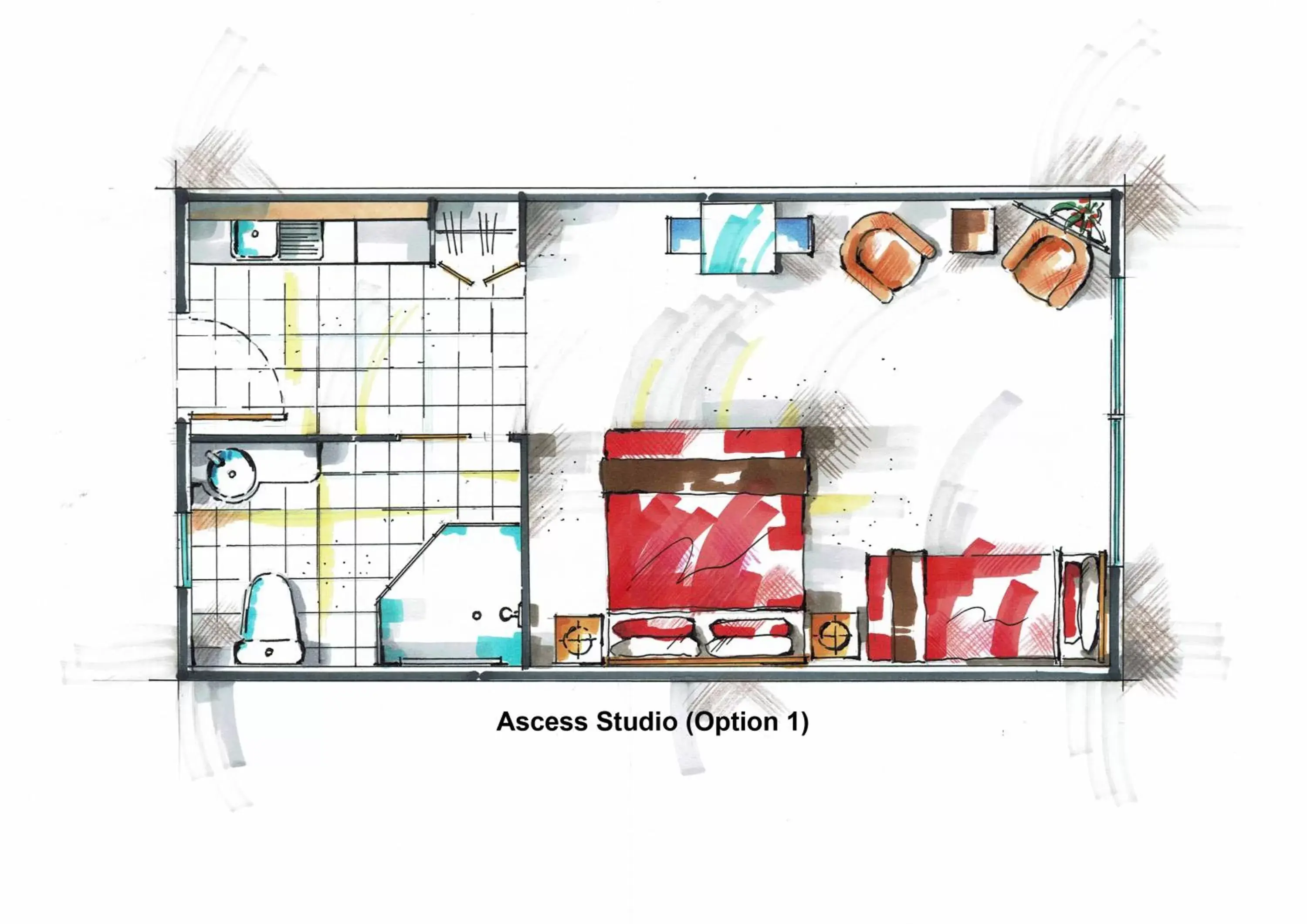 Floor Plan in ASURE Ascot Motor Inn