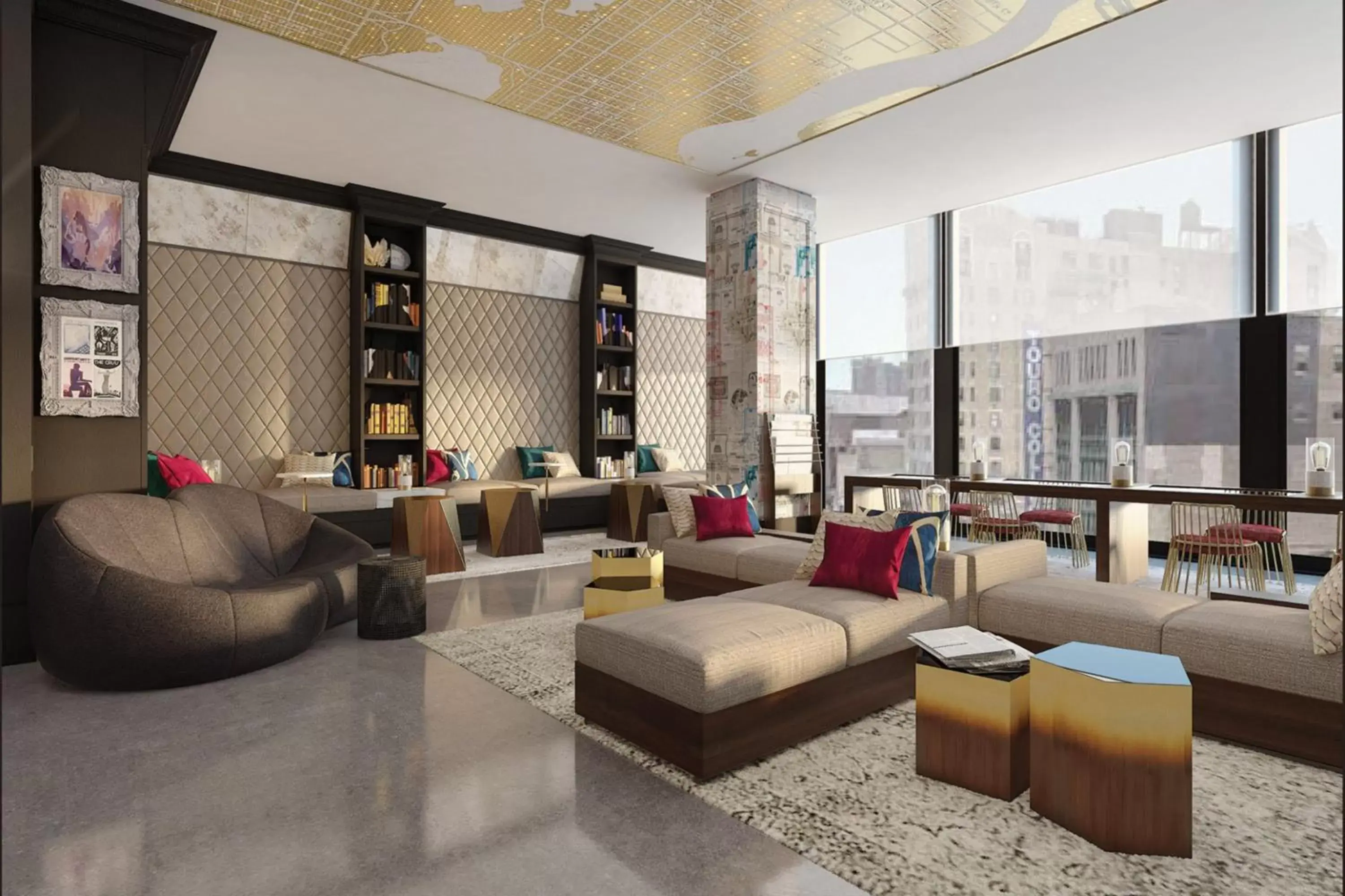 Lounge or bar, Seating Area in Renaissance New York Harlem Hotel