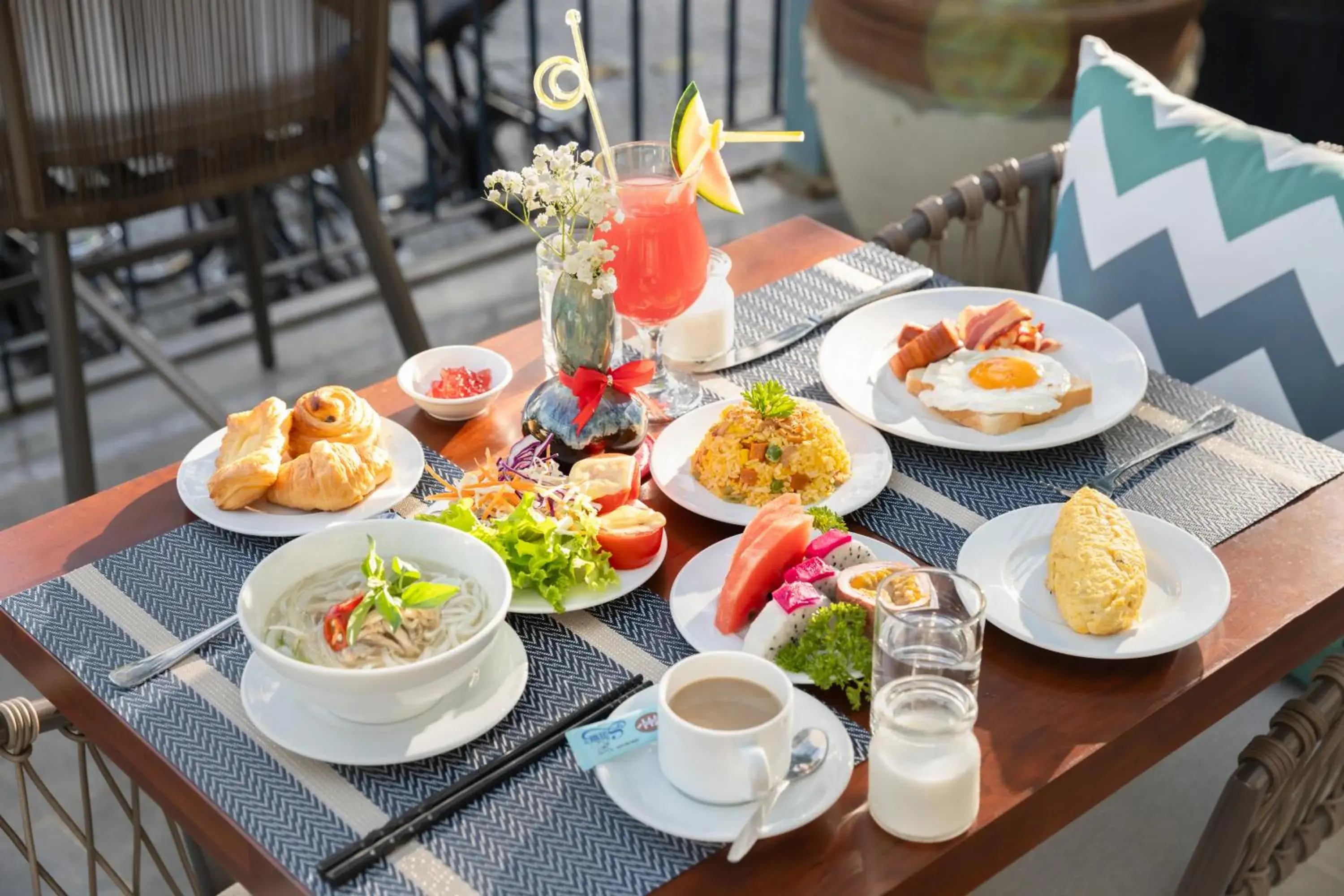 Breakfast in Amina Lantana Hoi An Hotel & Spa