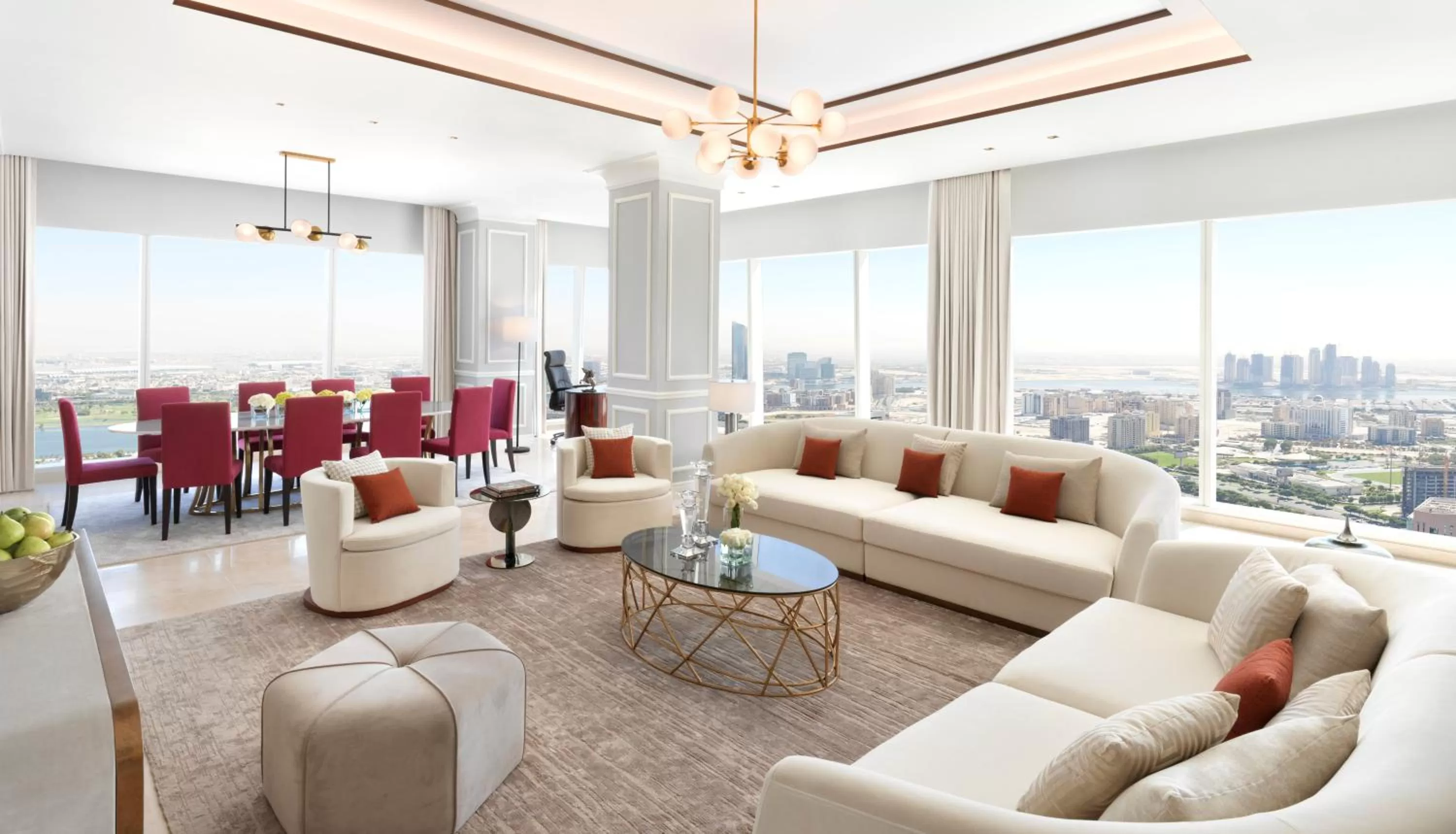 Living room in Sofitel Dubai The Obelisk