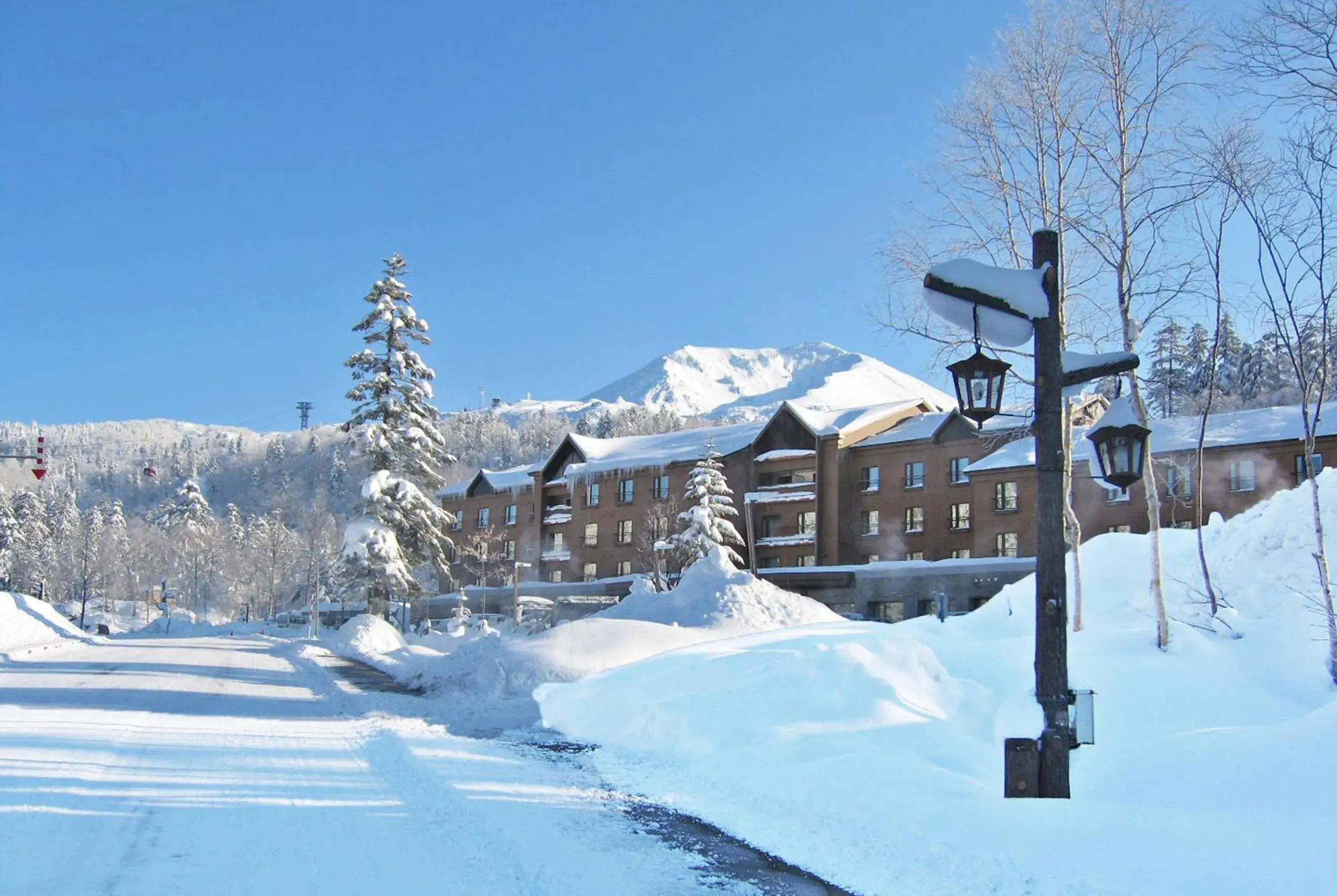 Property building, Winter in Asahidake Onsen Hotel Bear Monte