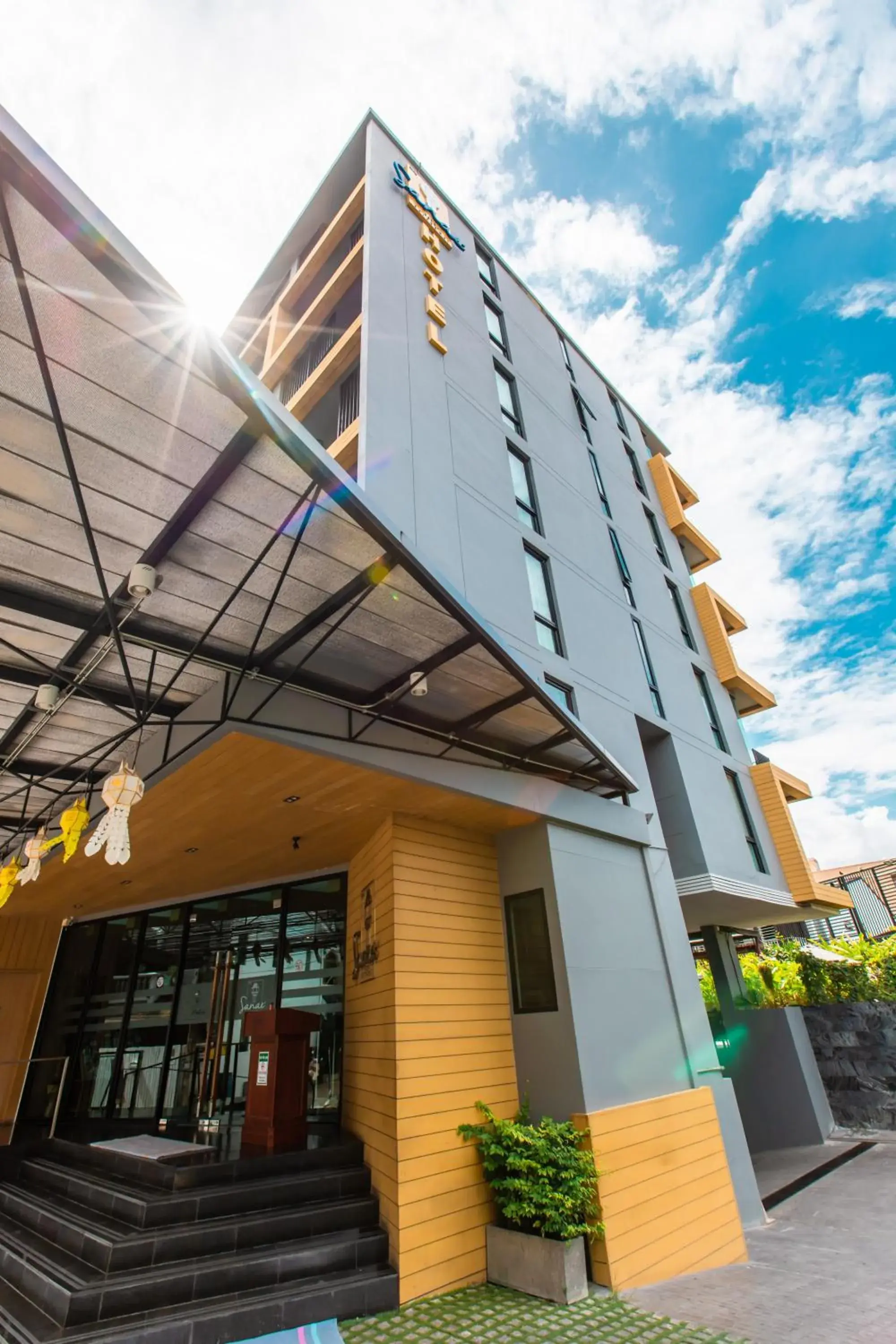Area and facilities, Property Building in Sanae' Hotel Chiang Mai