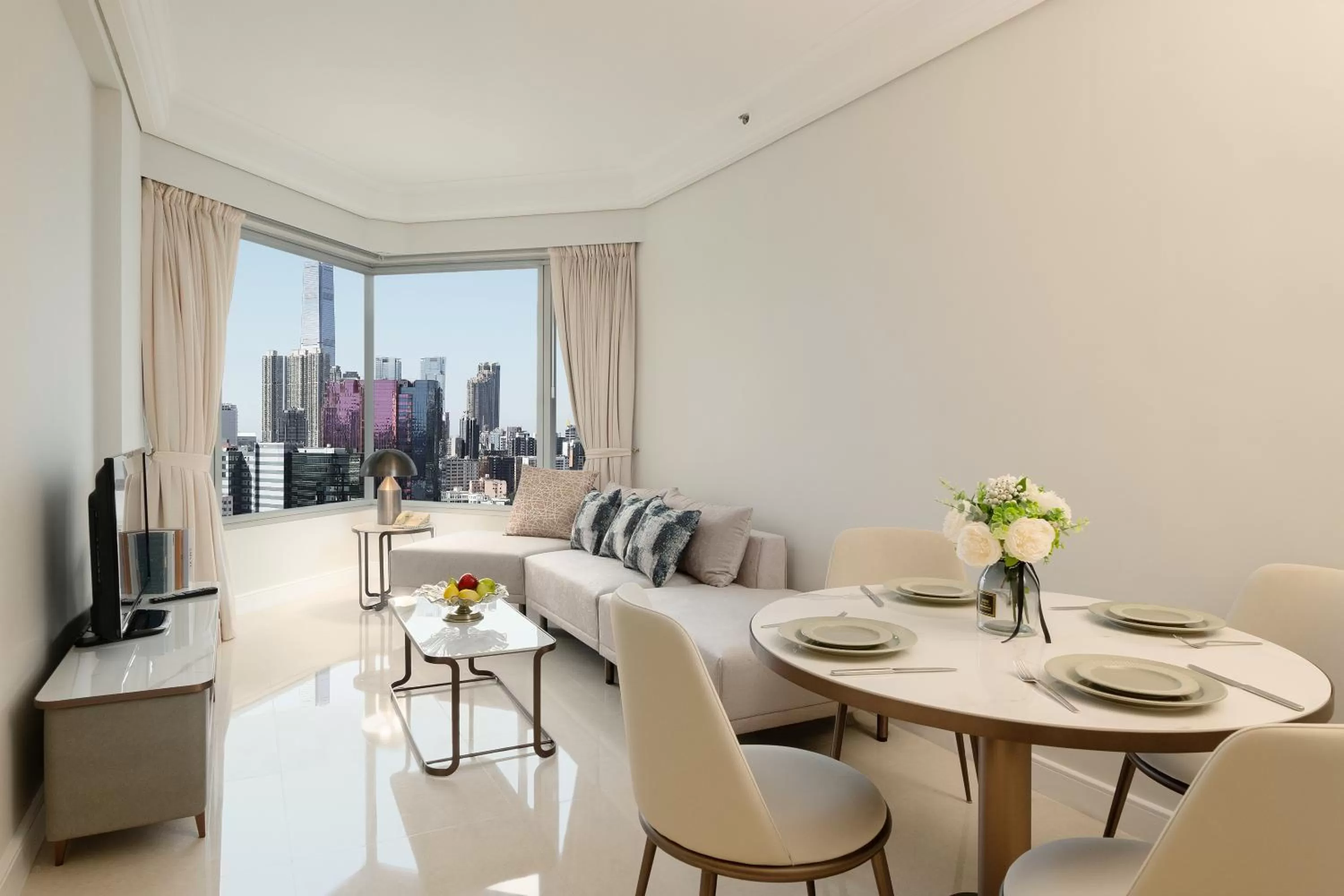 Living room in Harbour Plaza Metropolis