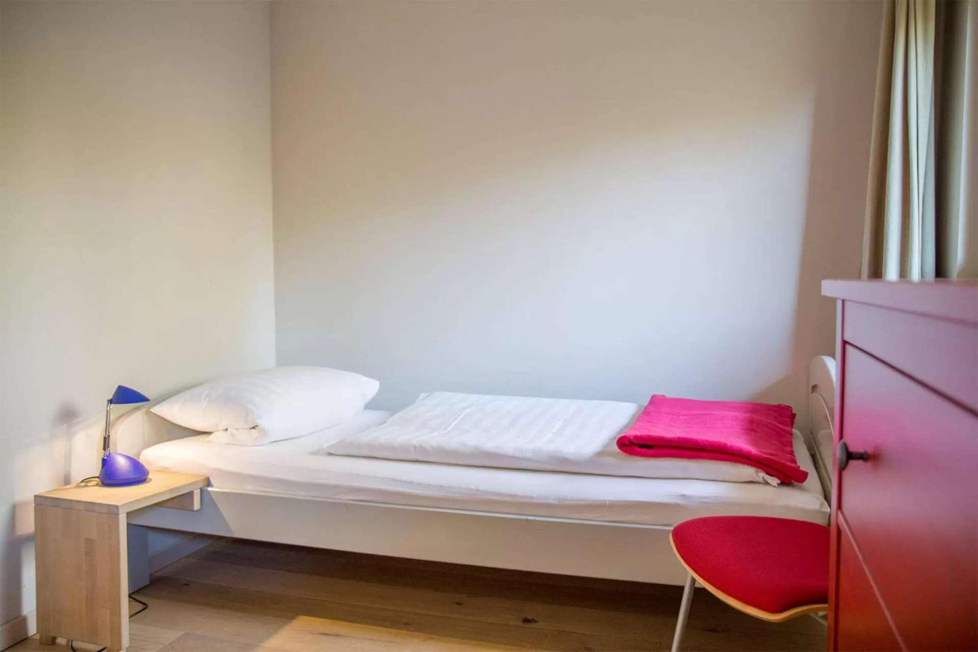 Bed in Biohotel Spöktal