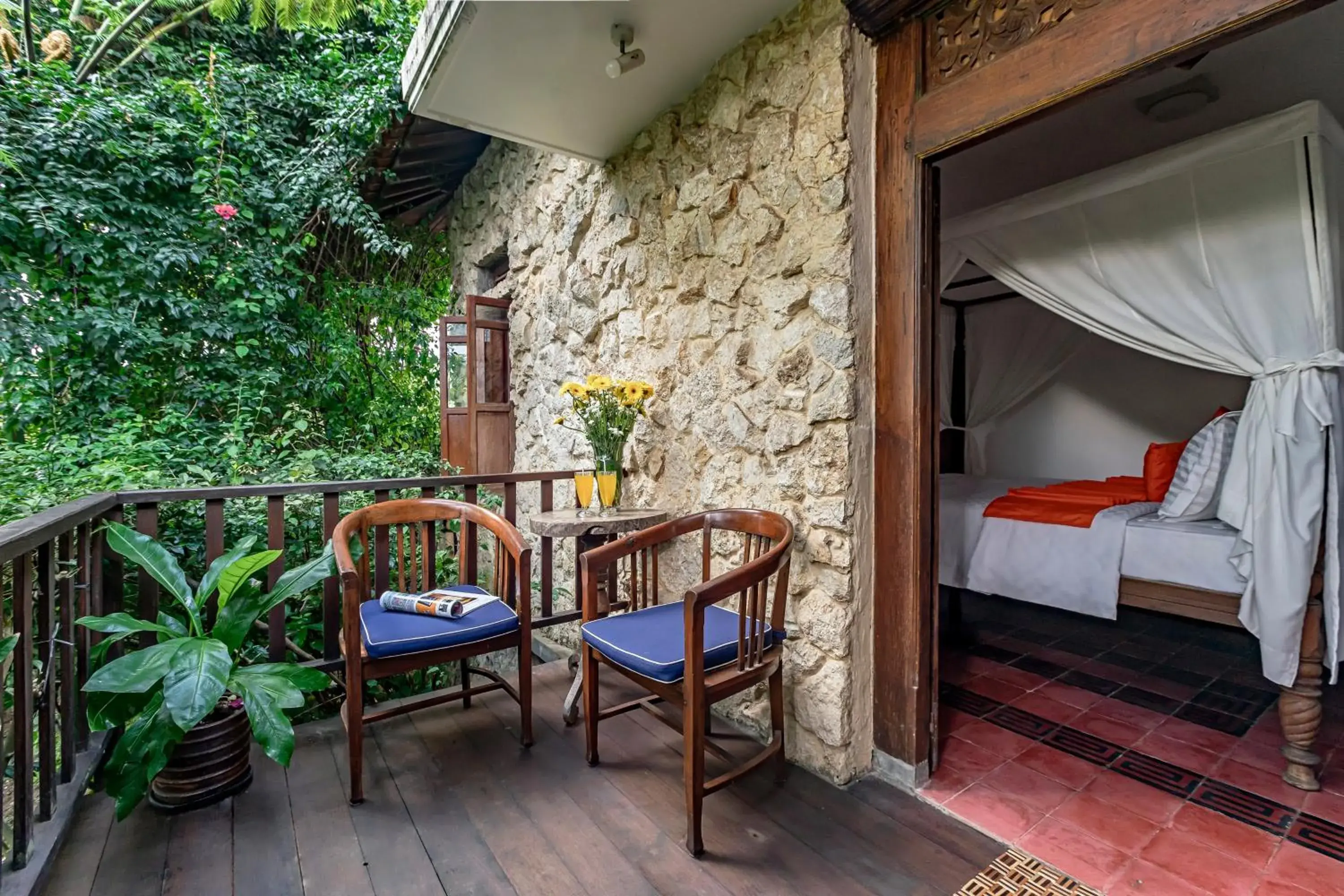 Balcony/Terrace in Villa Mulyono