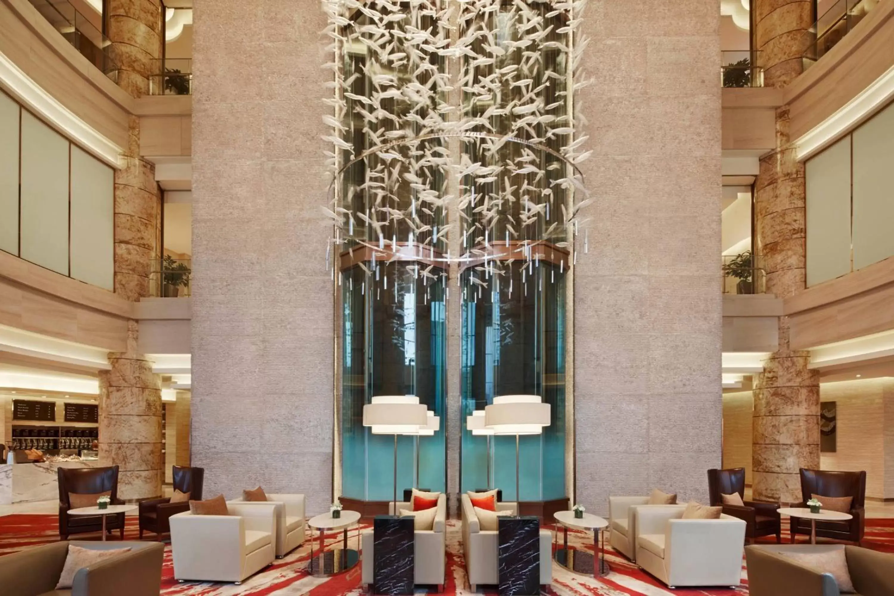 Lobby or reception, Restaurant/Places to Eat in Courtyard by Marriott Hangzhou Qianjiang