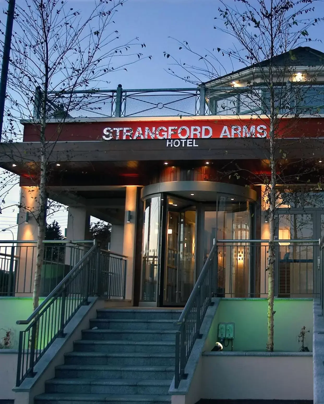 Facade/entrance in Strangford Arms Hotel