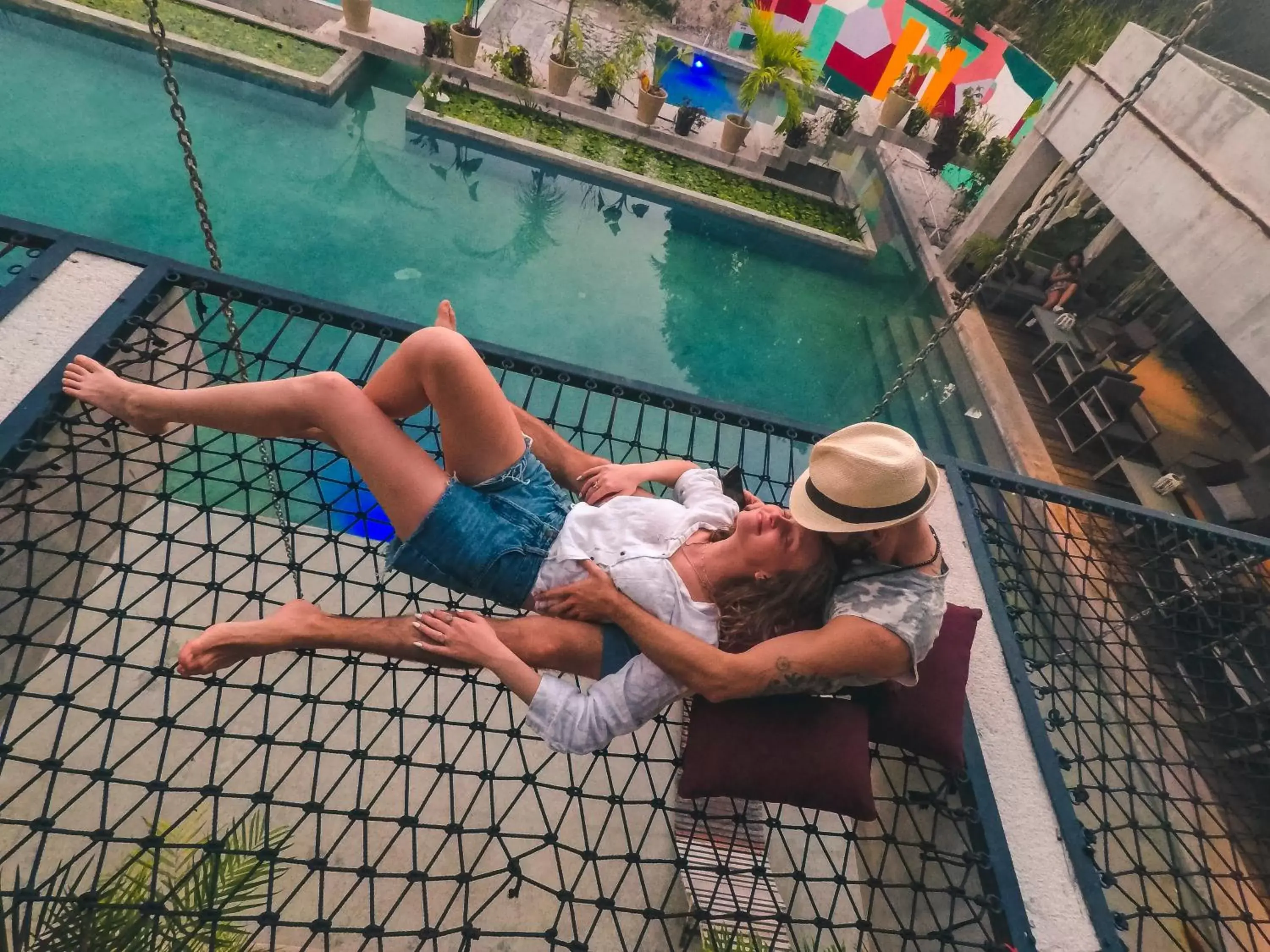 People, Swimming Pool in Hotel Makaabá Eco-Boutique