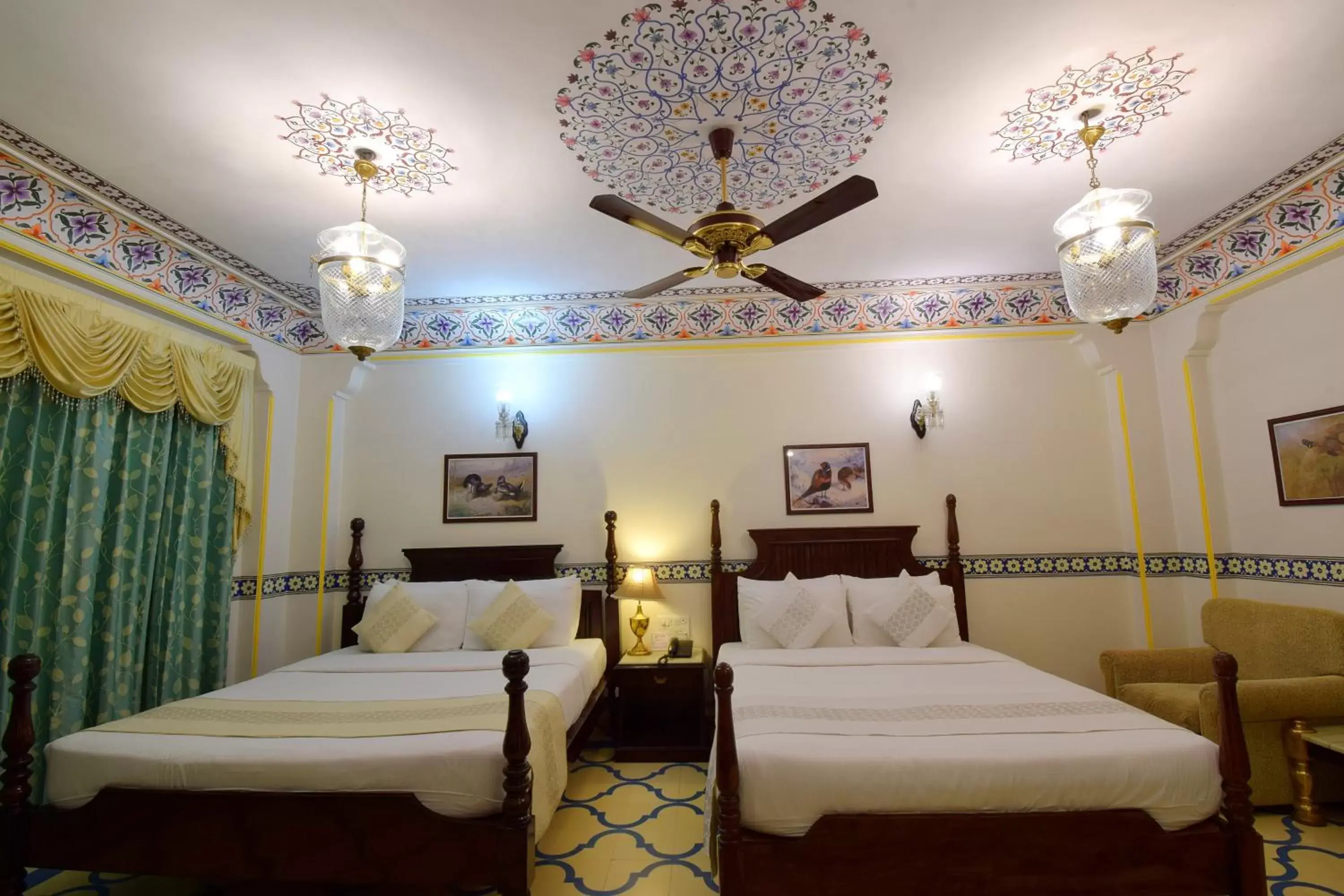 Photo of the whole room, Bed in Umaid Bhawan - A Heritage Style Boutique Hotel