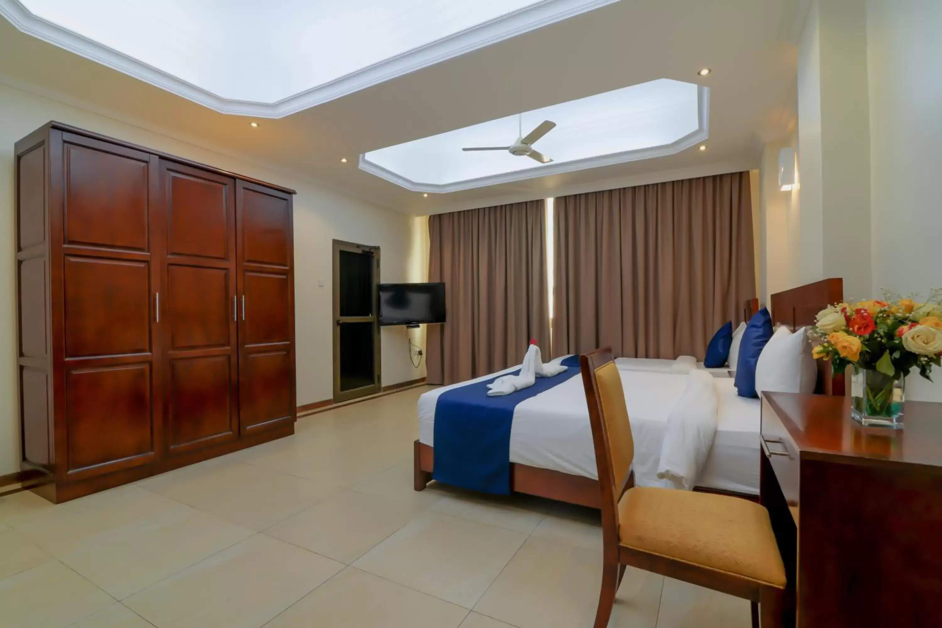 Bedroom in Tanzanite Executive Suites