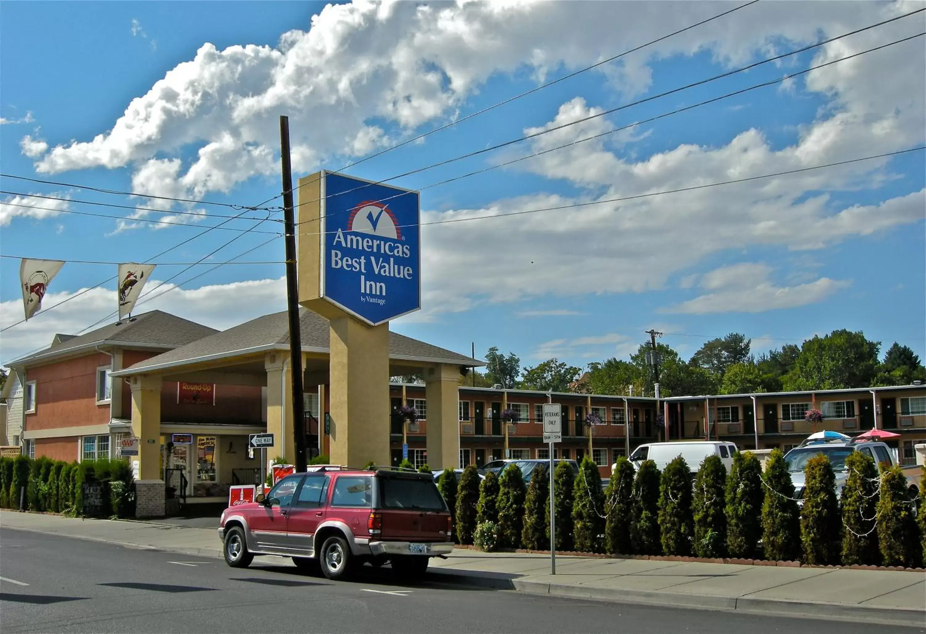 Property logo or sign, Property Building in Americas Best Value Inn - Pendleton