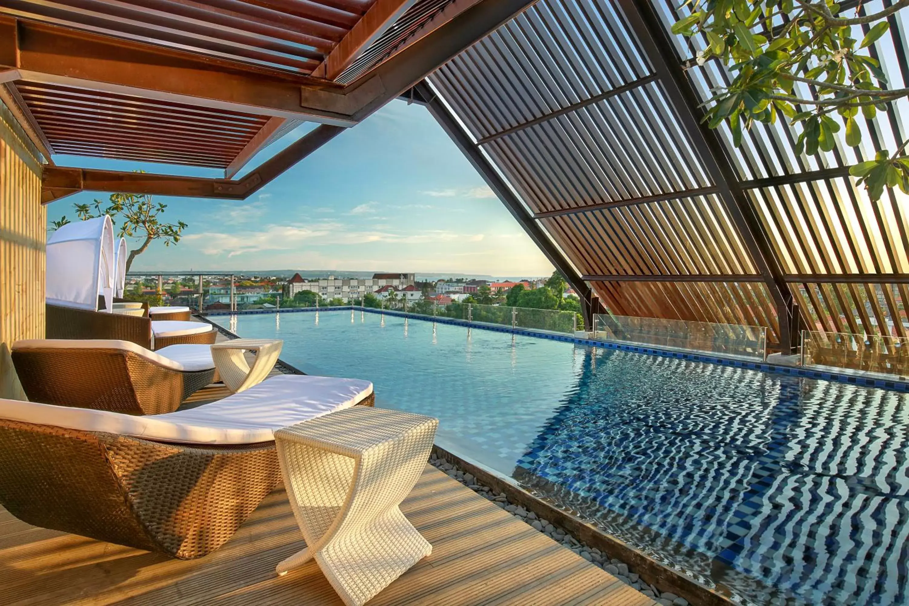 Balcony/Terrace, Swimming Pool in ibis Bali Legian Street