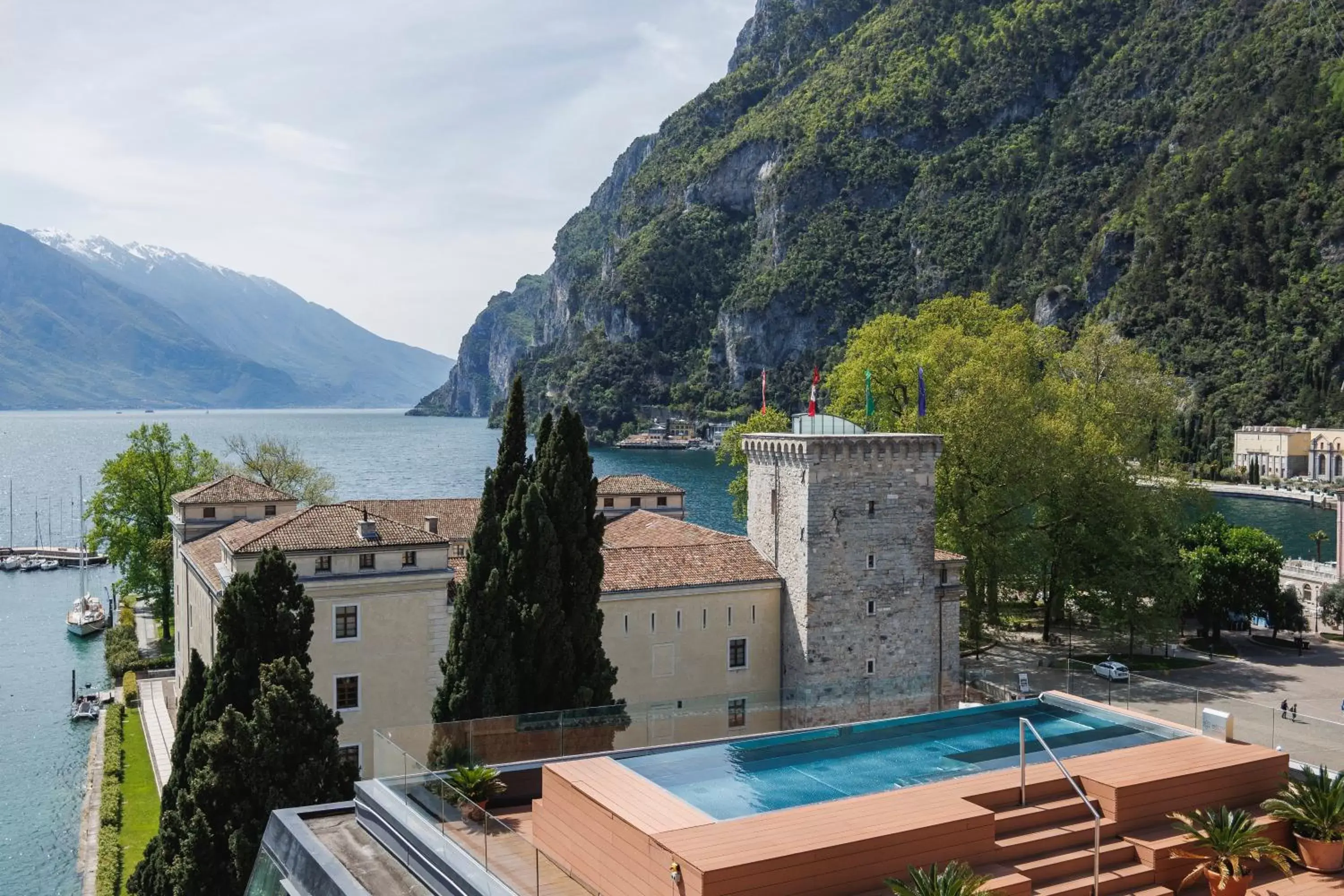 Pool View in Grand Hotel Riva