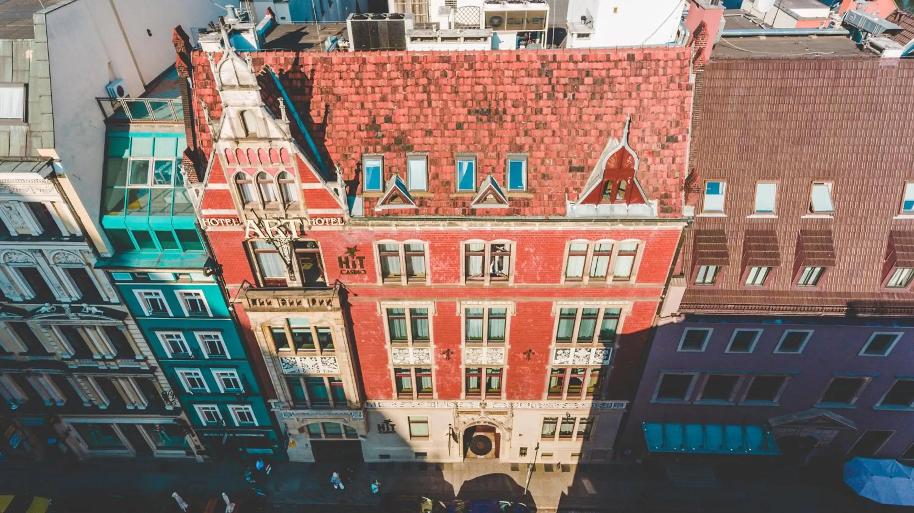 Bird's eye view in Art Hotel