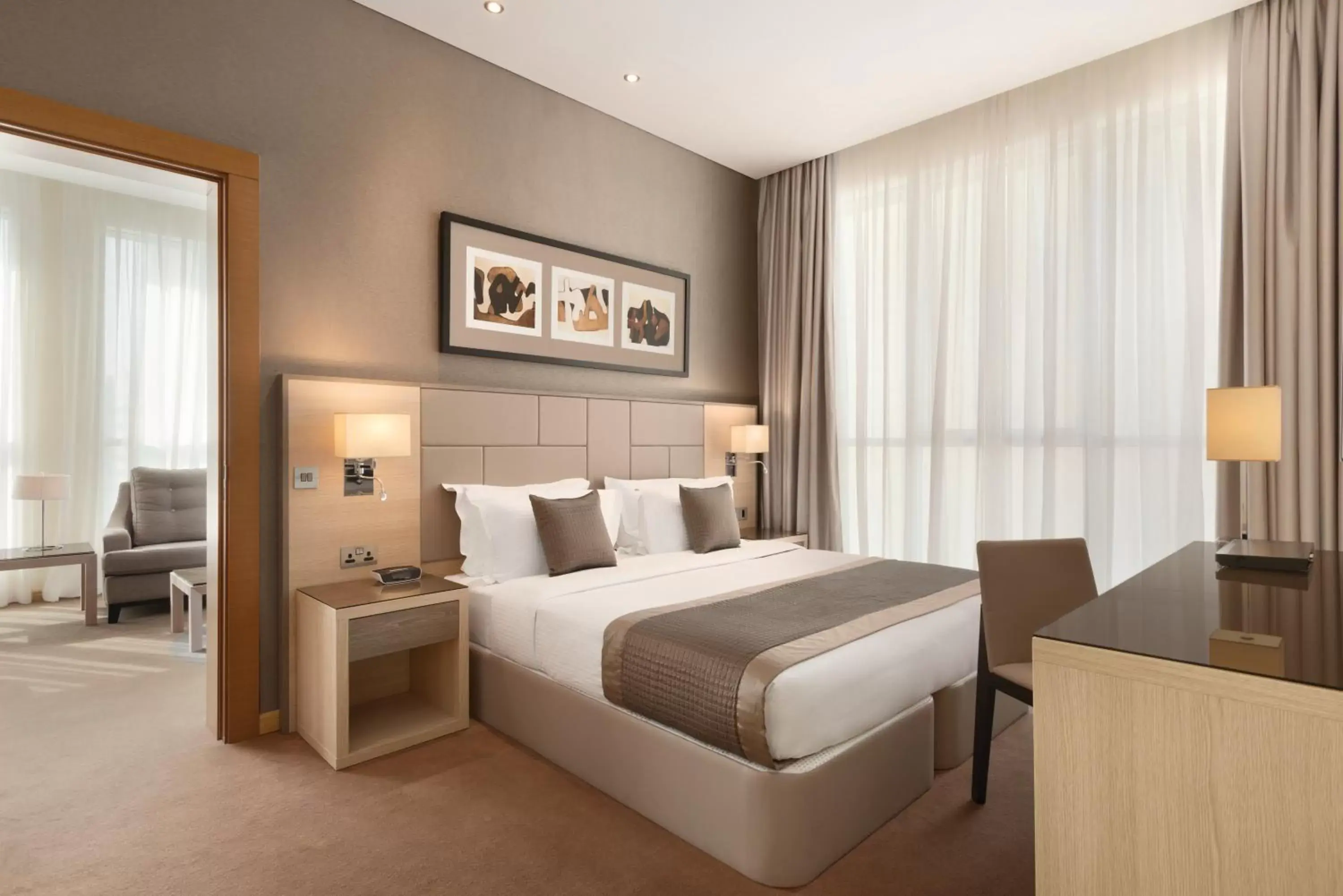 Bedroom in TRYP by Wyndham Abu Dhabi City Center