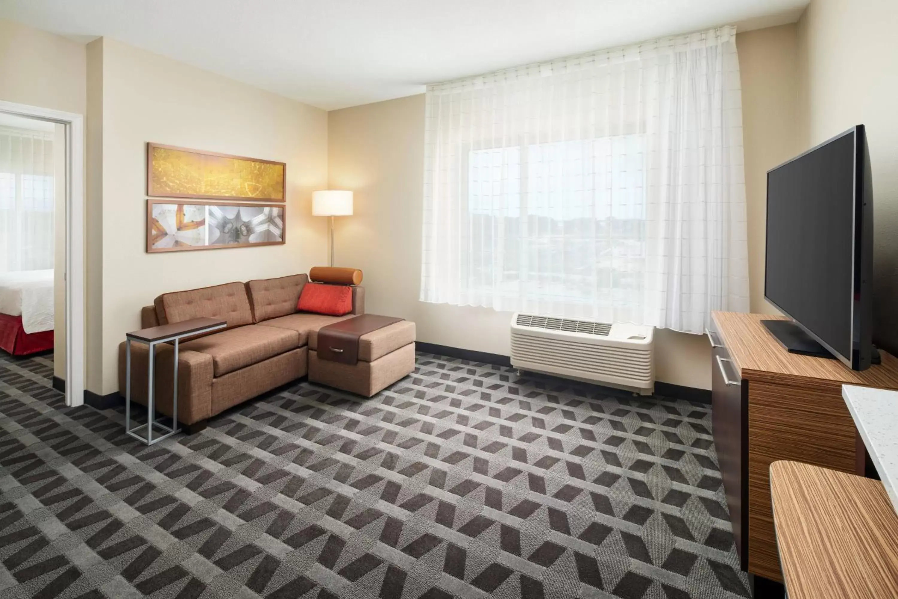 Living room, Seating Area in TownePlace Suites by Marriott Leesburg