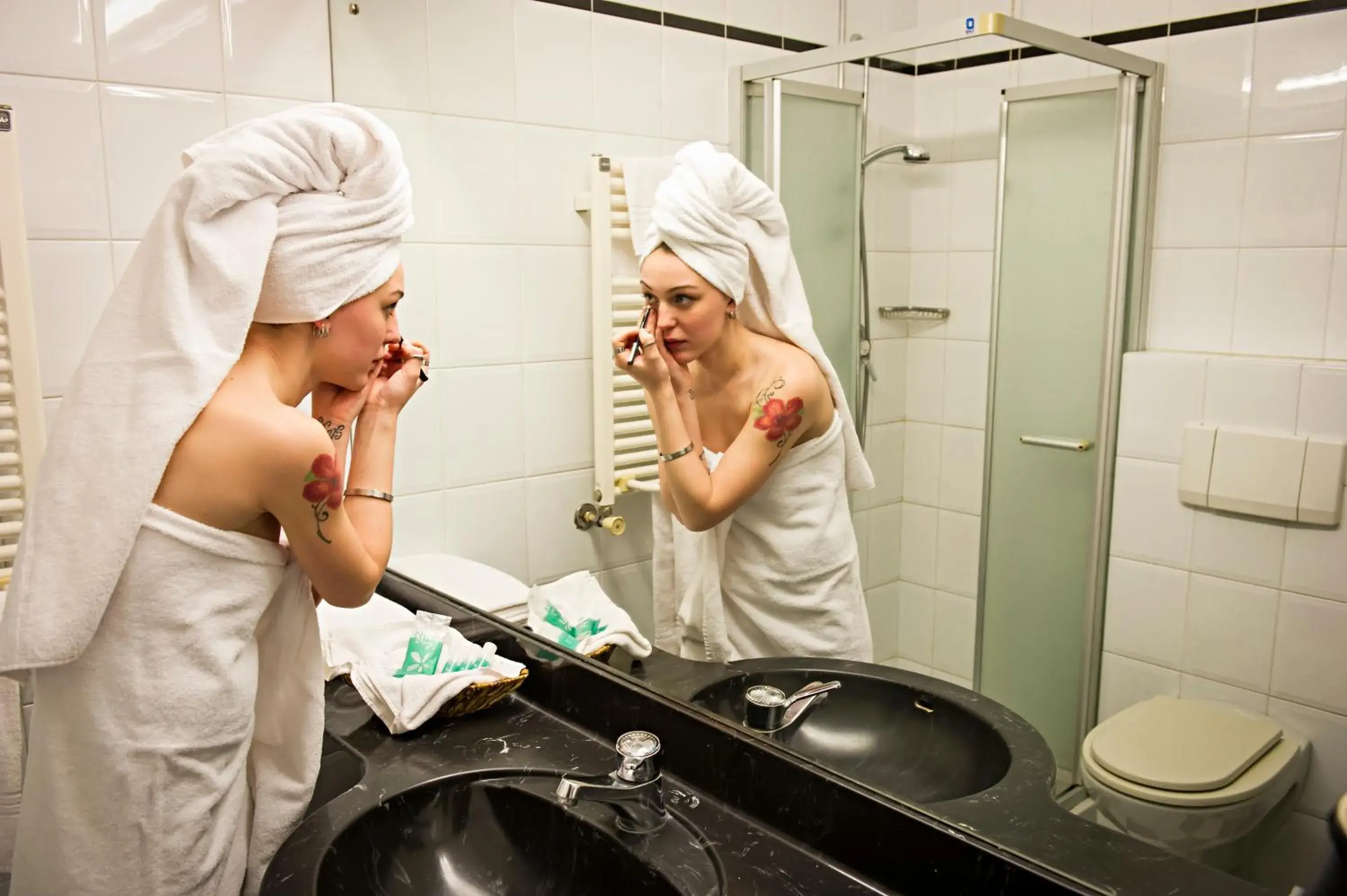 Bathroom in Hotel Cinzia Ristorante