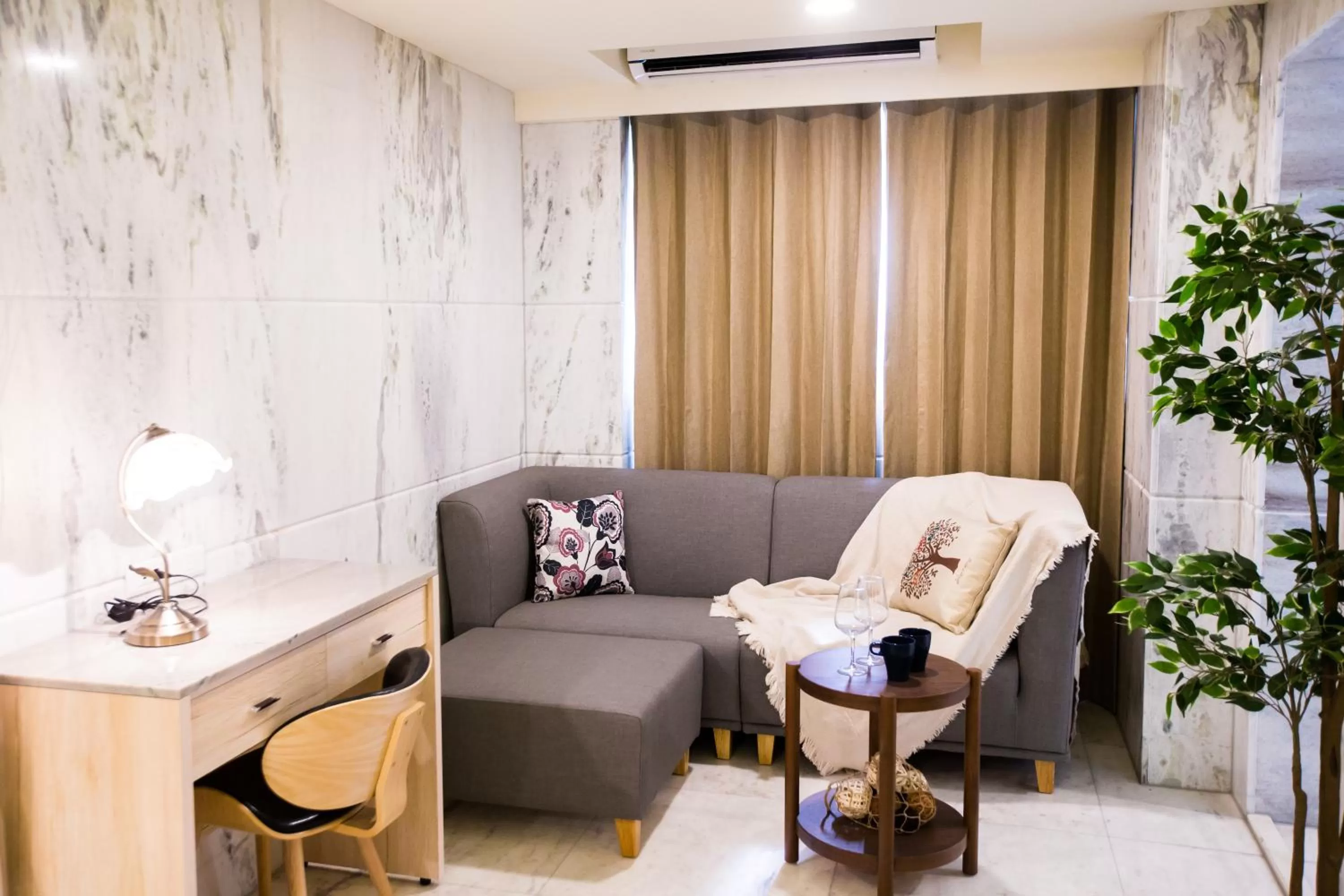 Seating area in Hotel Maple Taiwan Boulevard